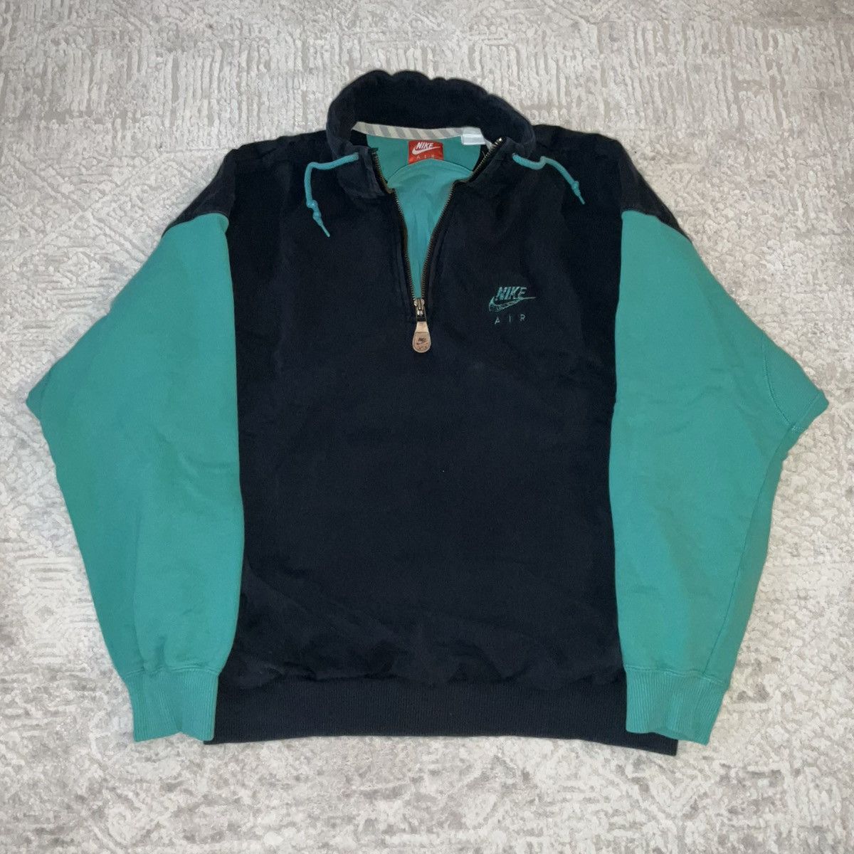 Nike Vintage Nike Boxy Quart Zip Sweatshirt Size US L / EU 52-54 / 3 - 1 Thumbnail