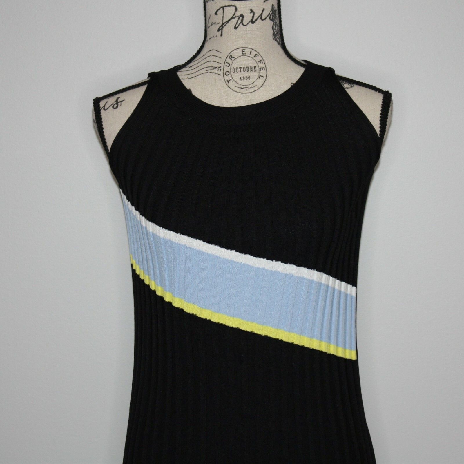 Other Raoul Ribbed Cotton-Blend Mini Black Dress MSRP $715 Size L / US 10 / IT 46 - 11 Thumbnail