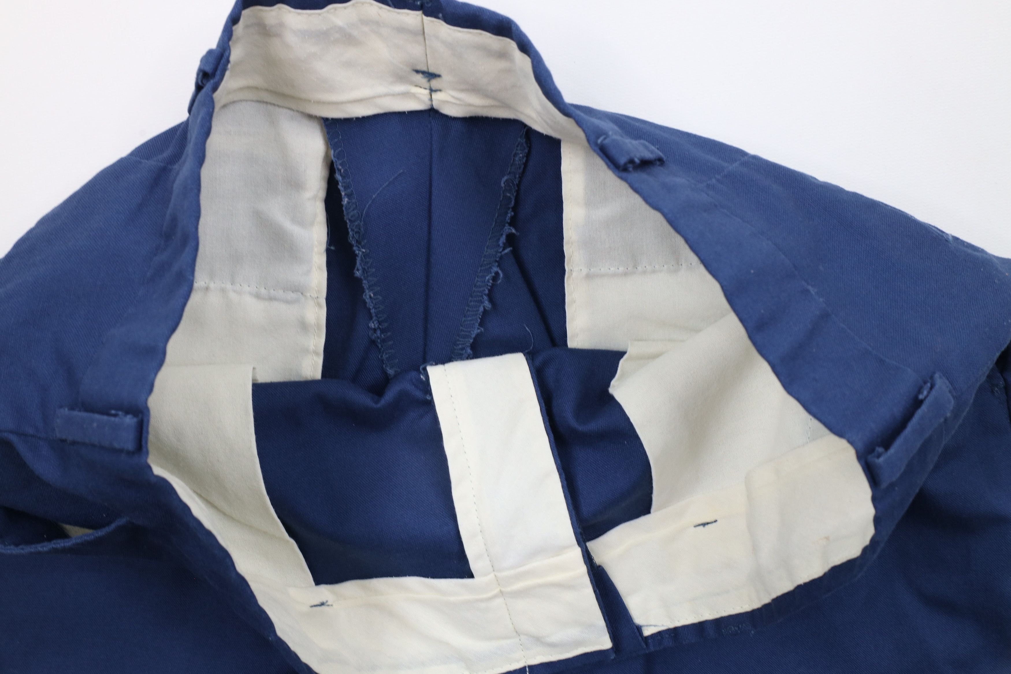 Vintage Vintage 60s 70s Streetwear Above Knee Chino Shorts Blue USA Size US 34 / EU 50 - 6 Thumbnail