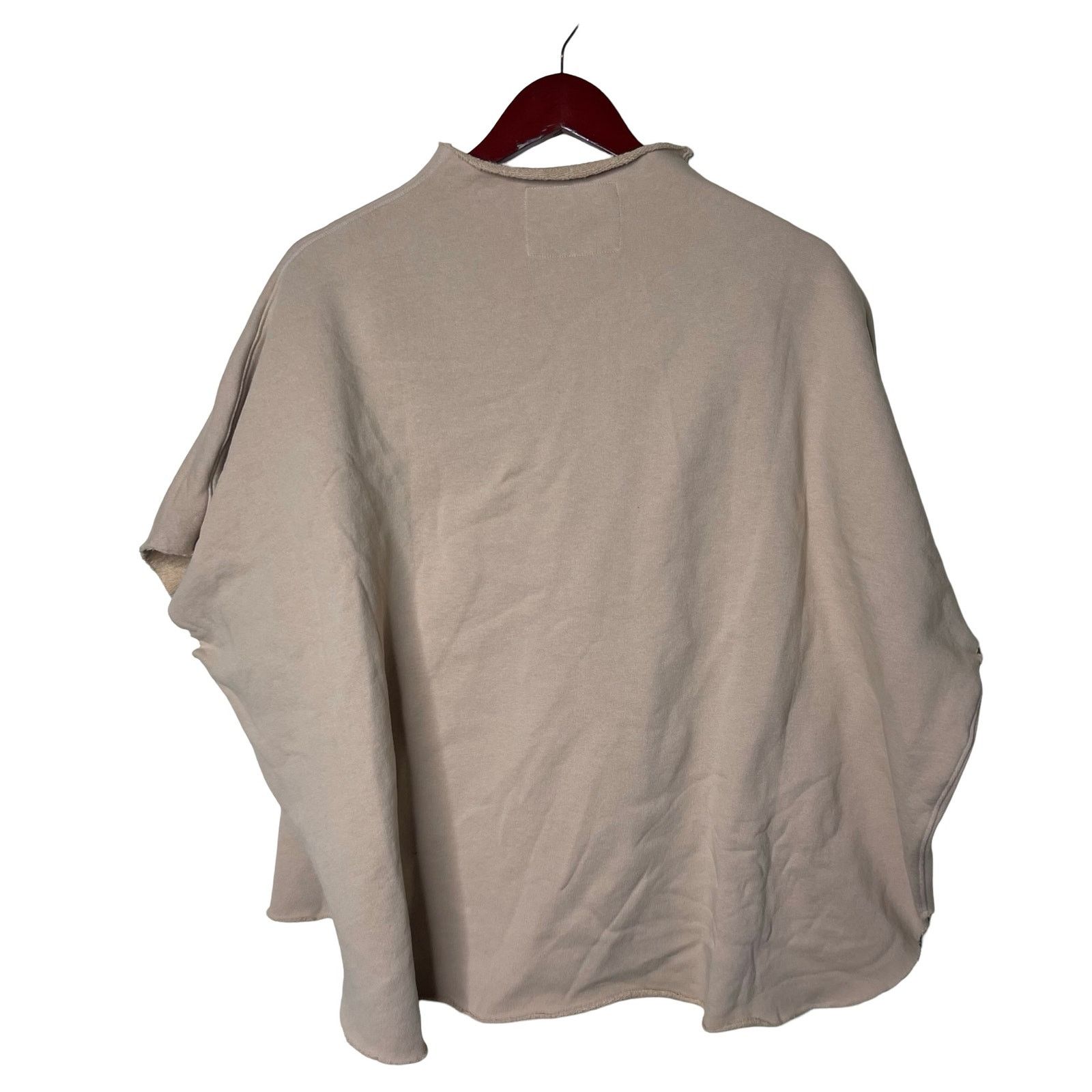 Frank & Eileen Frank & Eileen Audrey Funnel Neck Capelet Biscotti Size ONE SIZE - 4 Thumbnail