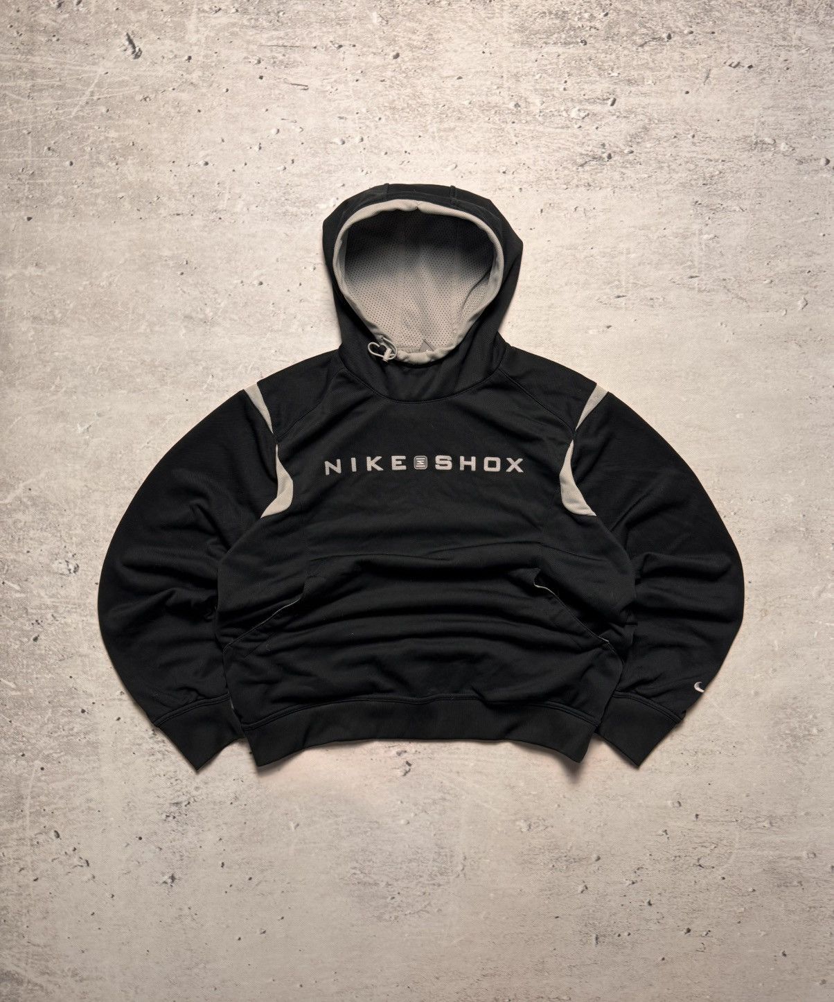 Nike × Vintage NIKE SHOX VINTAGE CENTER LOGO OVERSIZE BOXY HOODIE Size US M / EU 48-50 / 2 - 1 Thumbnail