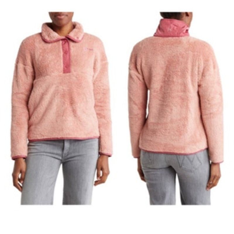Spyder SPYDER Cozy Quarter Snap Misty Rose Pullover L NWT Size L / US 10 / IT 46 - 1 Thumbnail