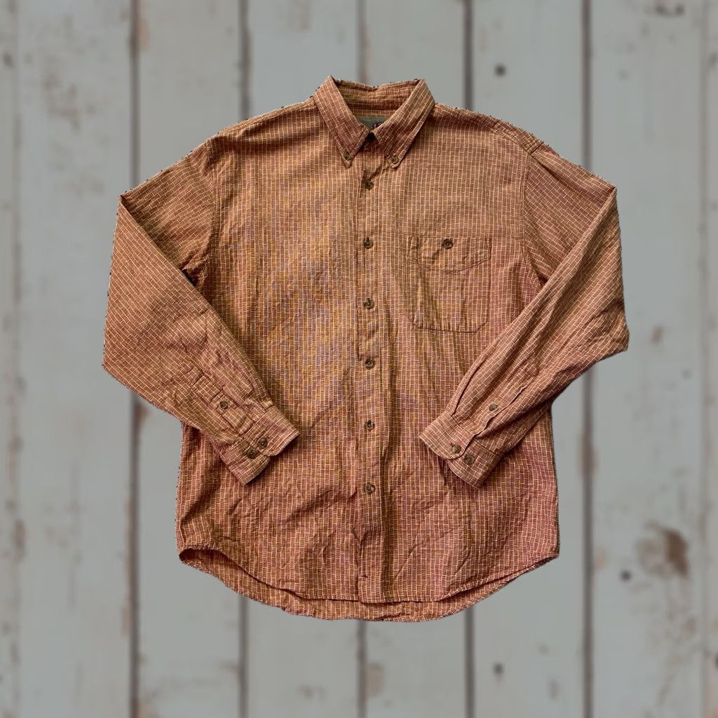 The Territory Ahead Territory Ahead Shirt Button-Up Long Sleeve Orange Cotton Men’s L Size US L / EU 52-54 / 3 - 1 Thumbnail