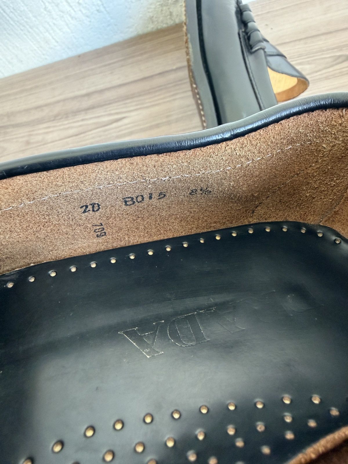 Prada Brushed leather penny loafers Size US 9.5 / EU 42-43 - 13 Thumbnail