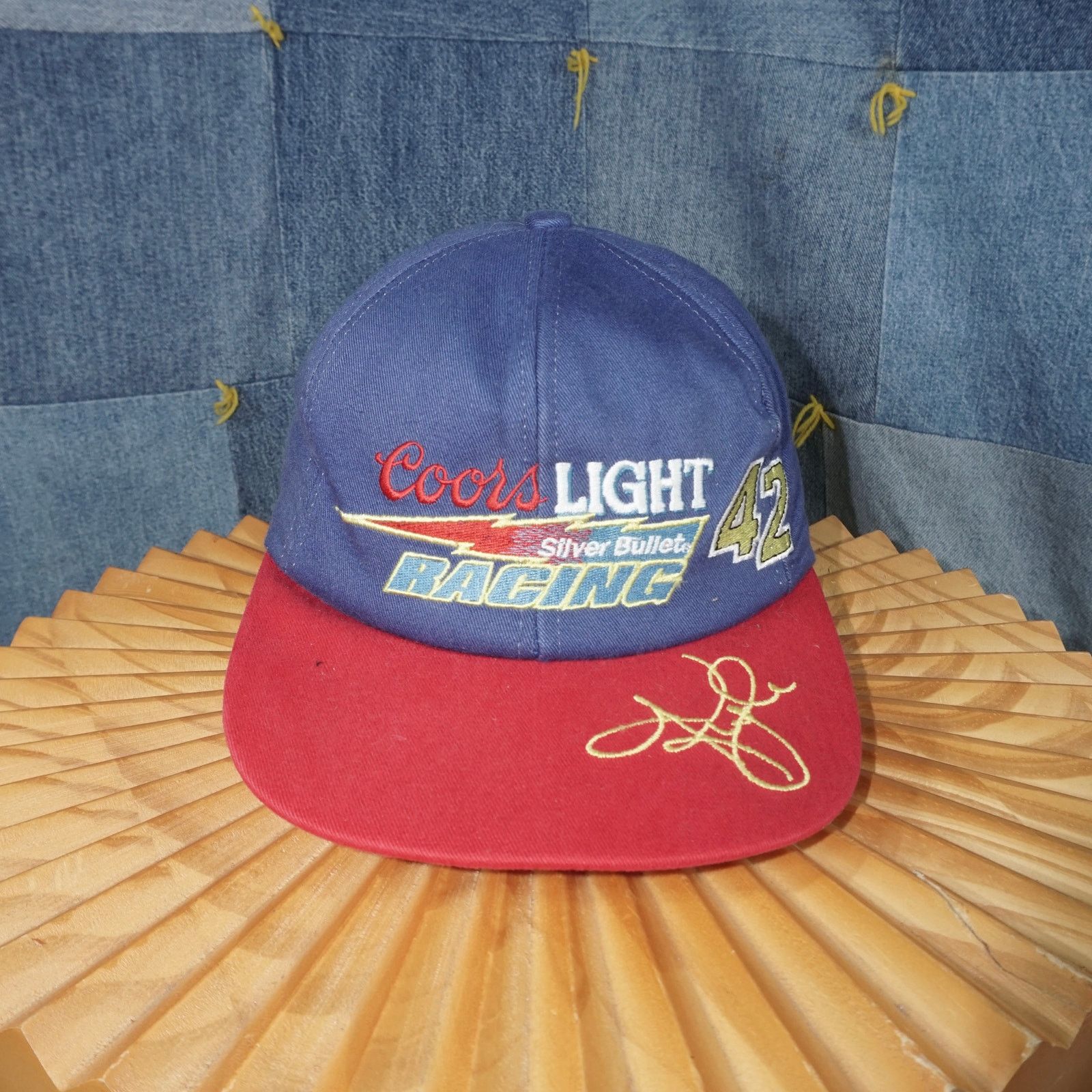 Vintage OSFA - Vintage Coors light silver bullet racing 1990s hat Size ONE SIZE - 1 Thumbnail