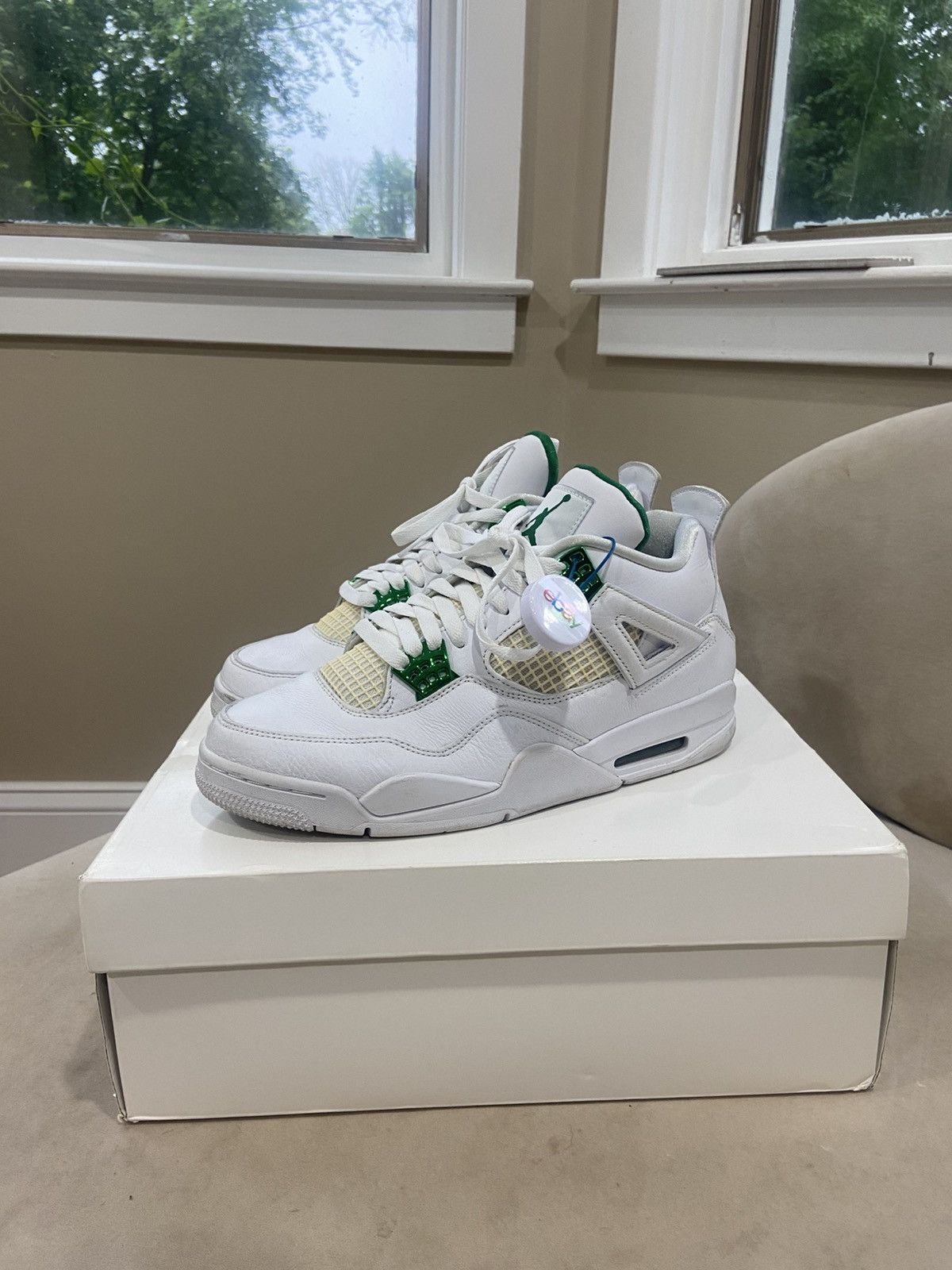 Jordan 4 Green Metallic