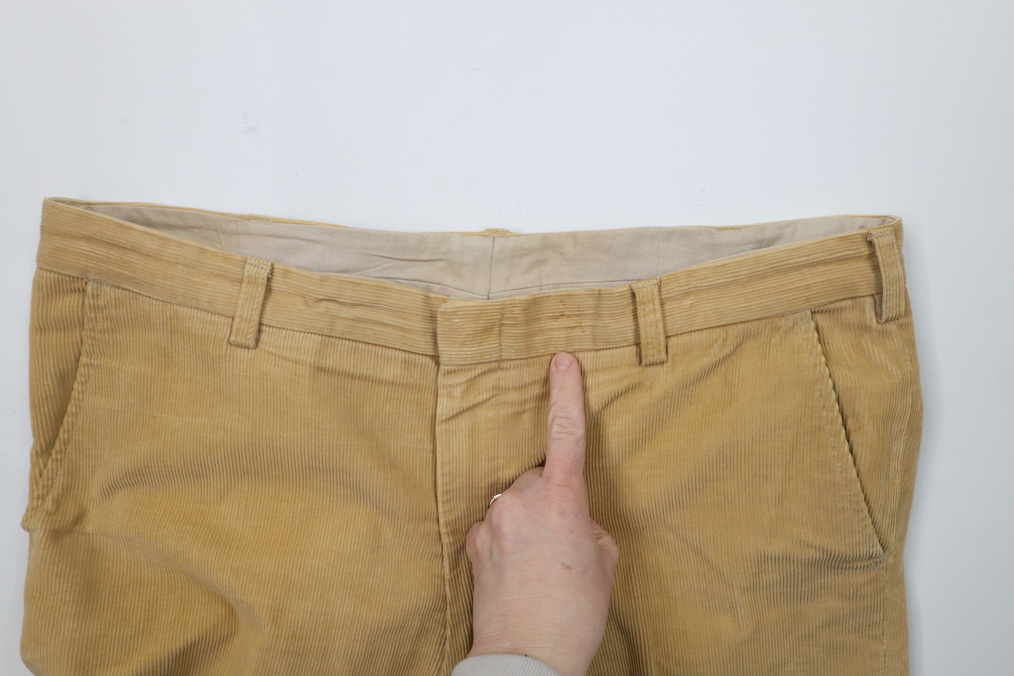 Vintage Vintage 70s Streetwear Bell Bottoms Corduroy Chino Pants Size US 36 / EU 52 - 8 Thumbnail