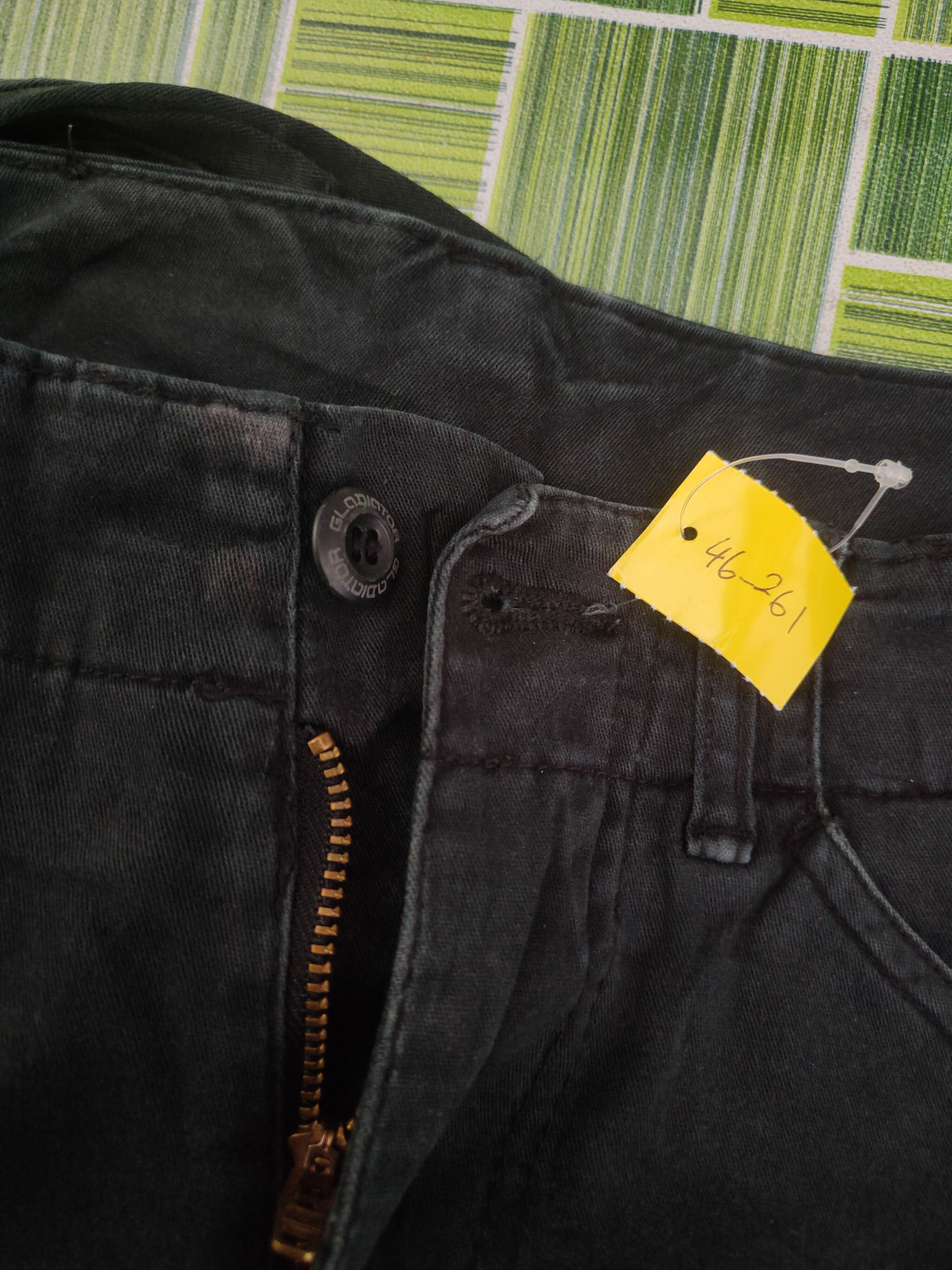 Japanese Brand DL Gladiator Black Faded Multipocket Cargo Pants #46-261T Size US 30 / EU 46 - 16 Thumbnail