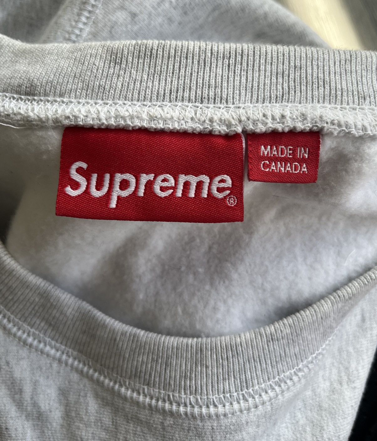 Supreme Supreme Box Logo Sweatshirt FW18 Ash Grey Size XL Size US XL / EU 56 / 4 - 4 Thumbnail