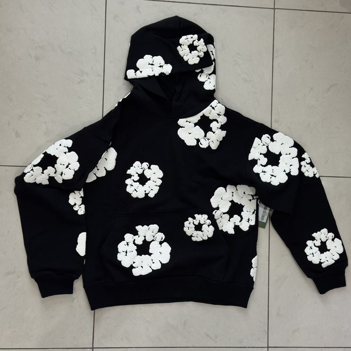 DENIM TEARS The Cotton Wreath Sweatshirt Black Size US M / EU 48-50 / 2 - 3 Thumbnail