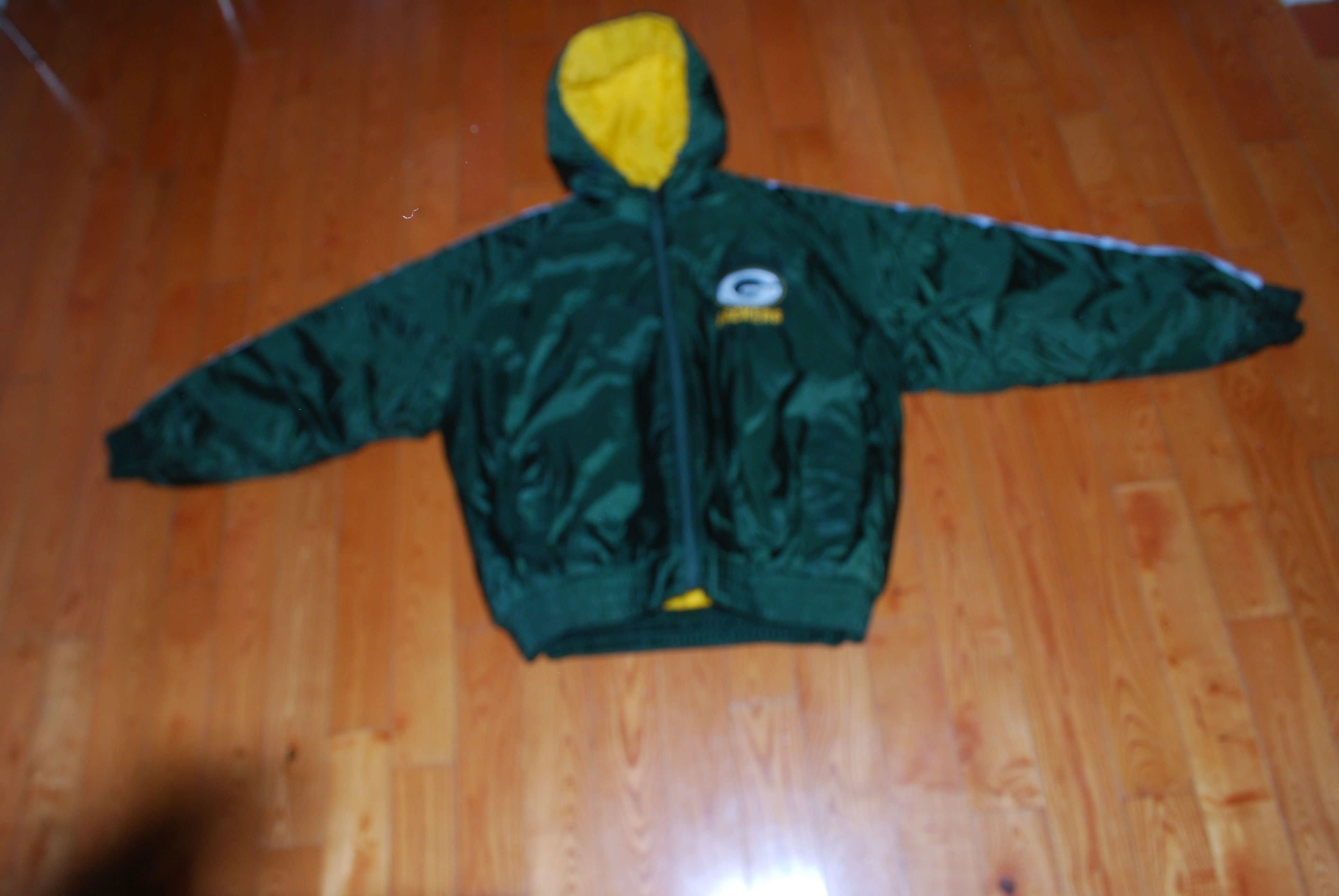 NFL Vintage Game Day Greenbay Packers Puffer Coat from 1990's Size US XXL / EU 58 / 5 - 1 Thumbnail