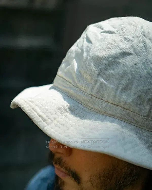 The Real McCoy's real mccoy's daisy bucket hat in off. Size ONE SIZE - 4 Thumbnail