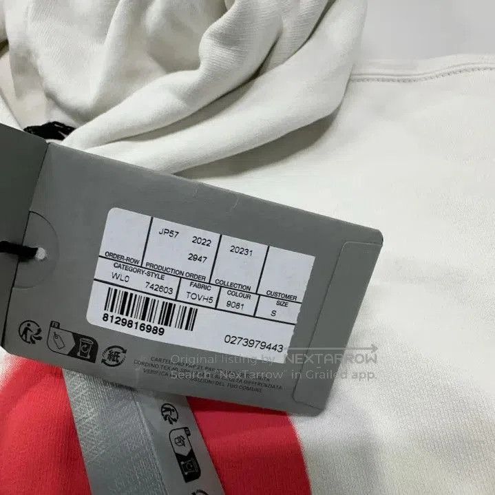 Balenciaga Balenciaga White Casual Hoodie with Heart Print. Size US S / EU 44-46 / 1 - 3 Thumbnail