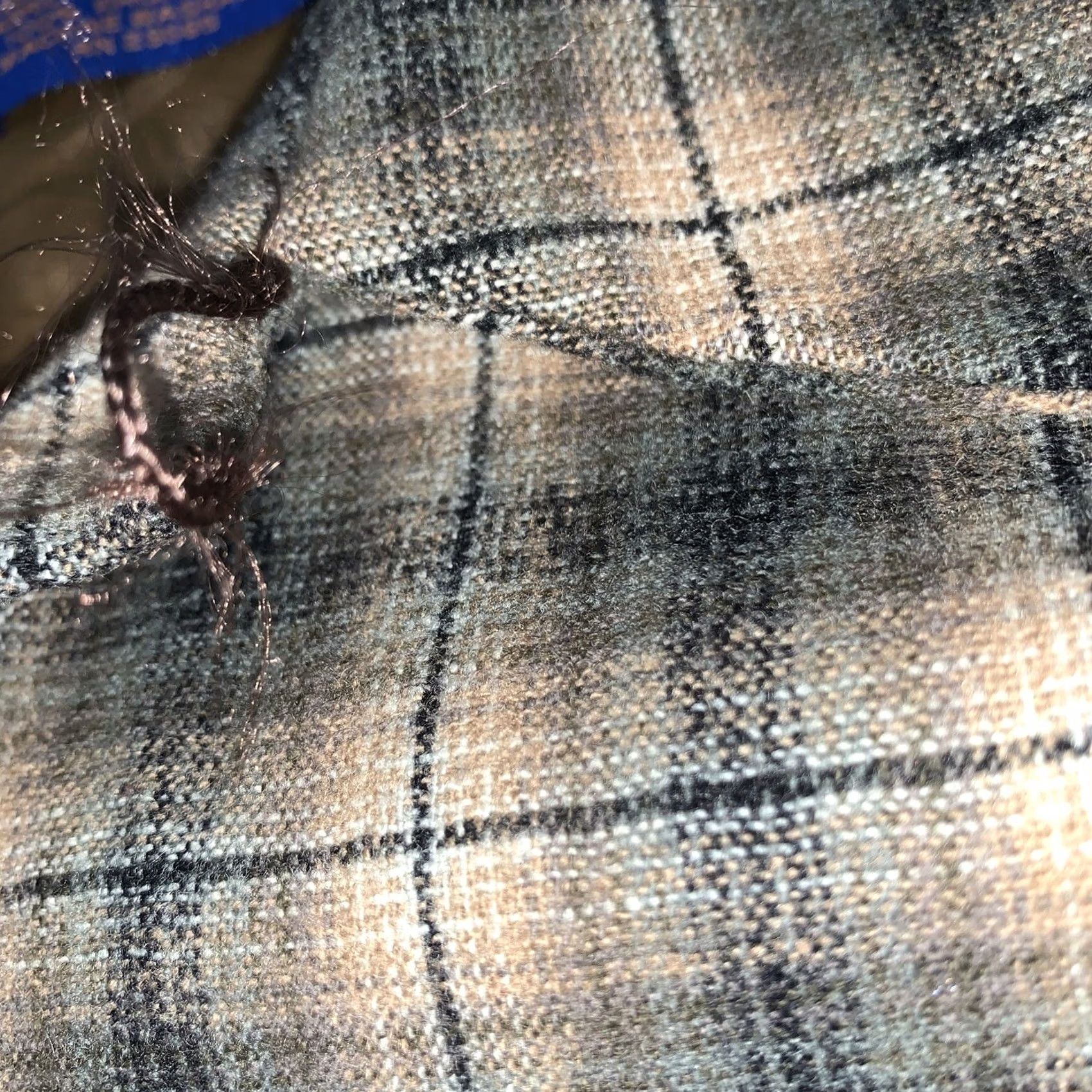 Pendleton VINTAGE Pendleton Board Shirt Wool Brown Shadow Plaid Loop Collar Mens Large Size US L / EU 52-54 / 3 - 4 Thumbnail