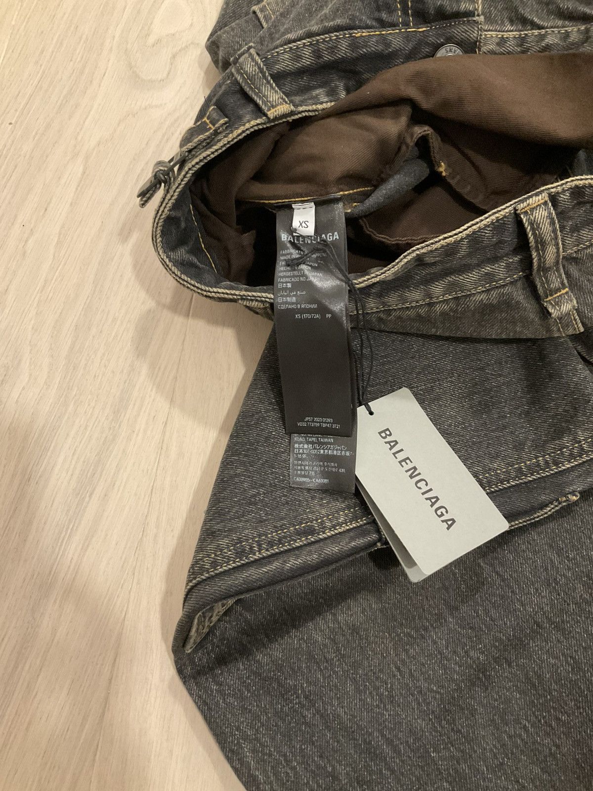 Balenciaga Japanese Denim Cargo Jeans Size US 30 / EU 46 - 6 Thumbnail