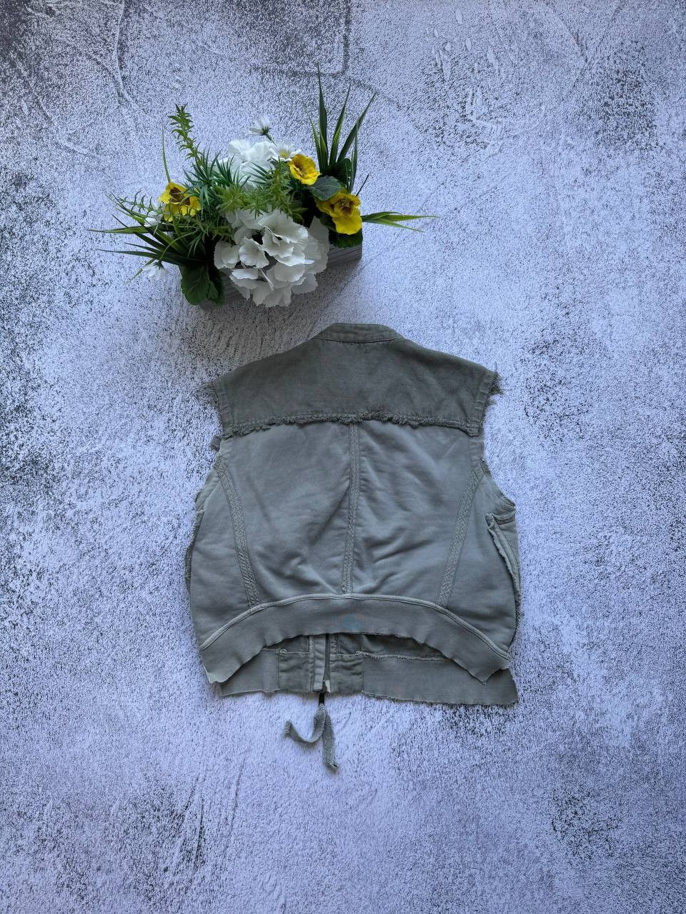 Designer × Haider Ackermann HAIDER ACKERMANN CROPPED VEST MULTI POCKET WAISTCOAT JACKET Size S / US 4 / IT 40 - 15 Thumbnail