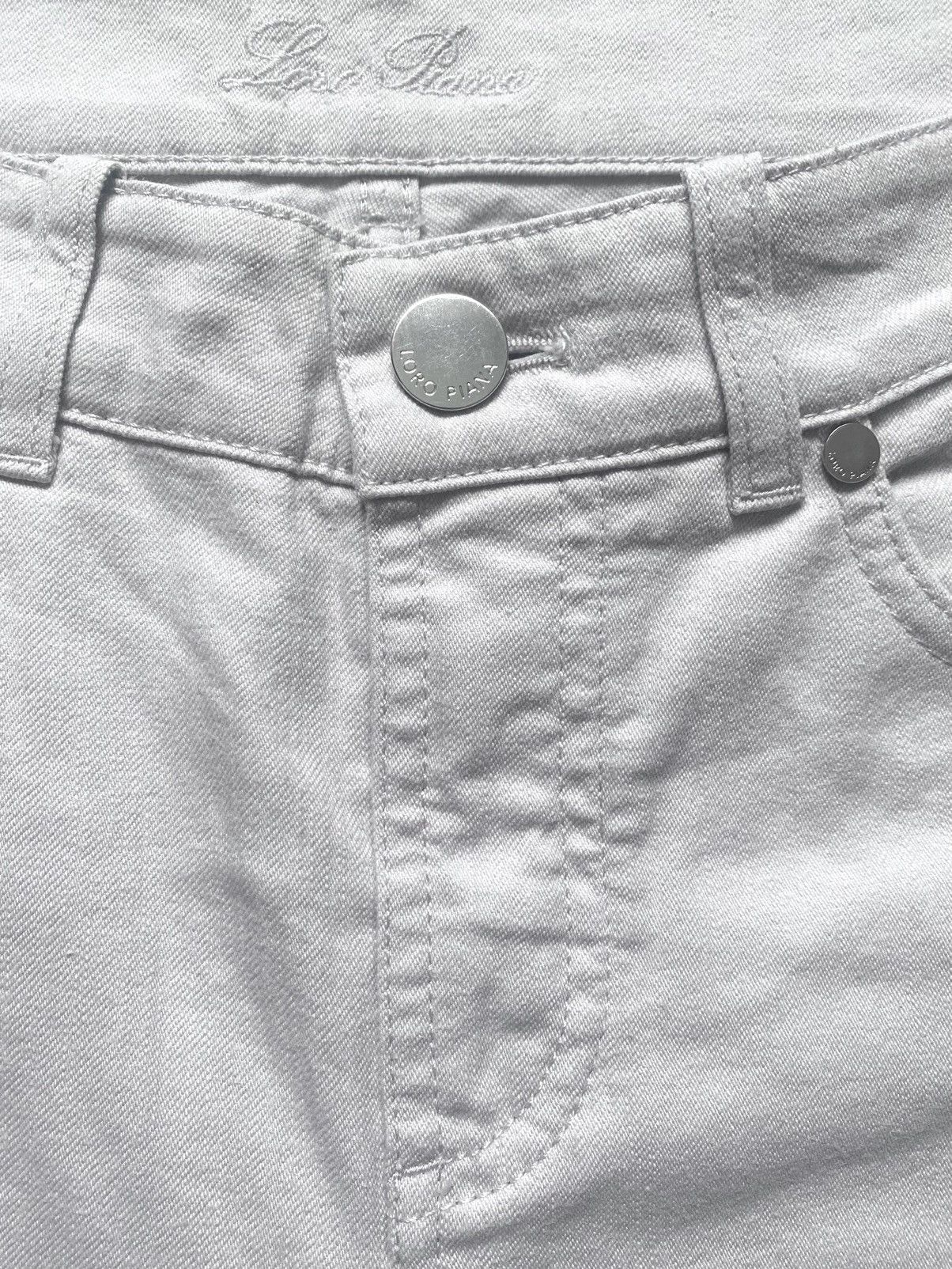 Loro Piana Women’s Loro Piana Gray Jeans Denim Pants Trousers Luxury Size 28" / US 6 / IT 42 - 8 Thumbnail