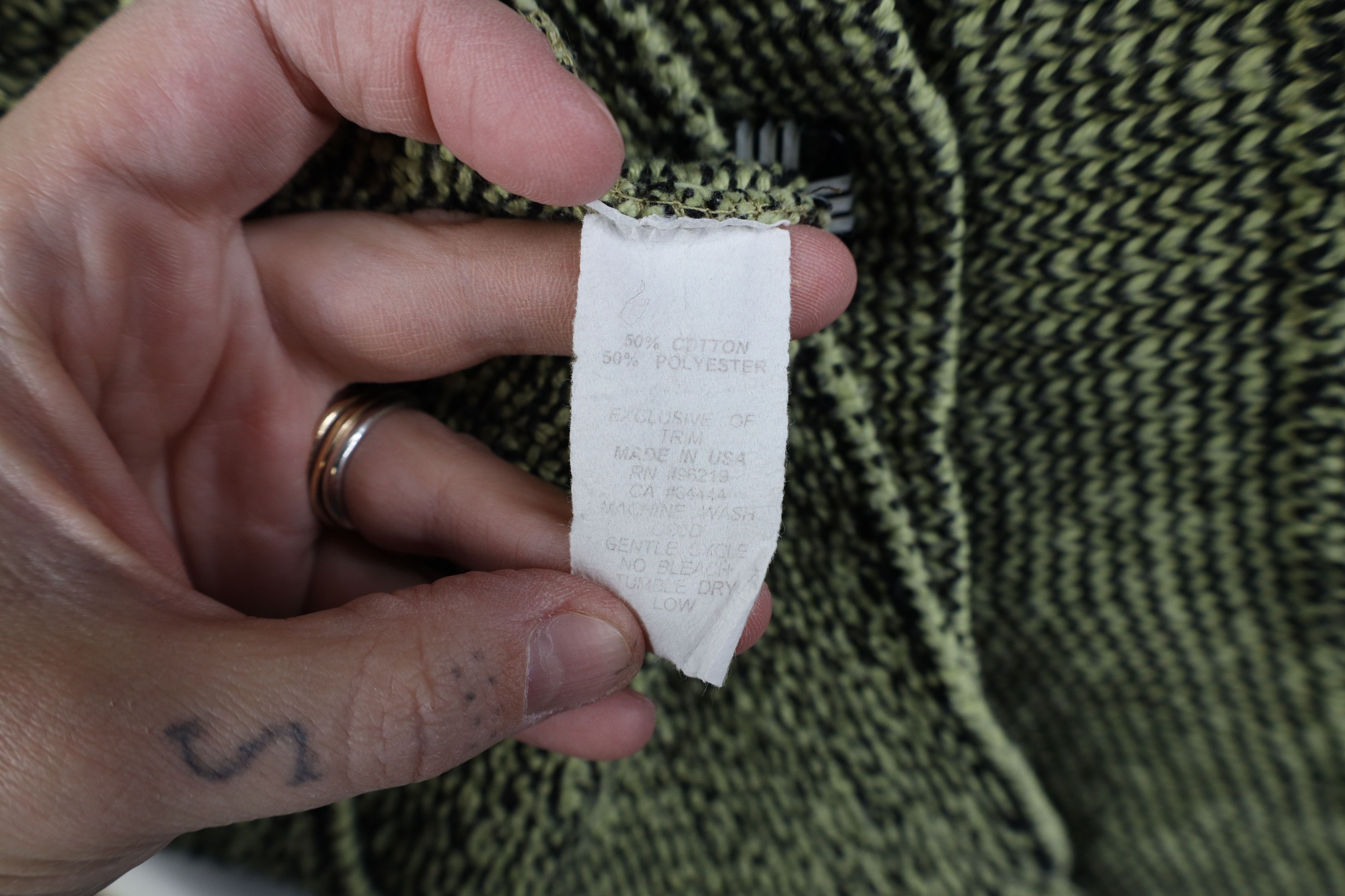 Vintage Vintage 90s Lagenlook Babydoll Shawl Cardigan Sweater USA Size M / US 6-8 / IT 42-44 - 10 Thumbnail