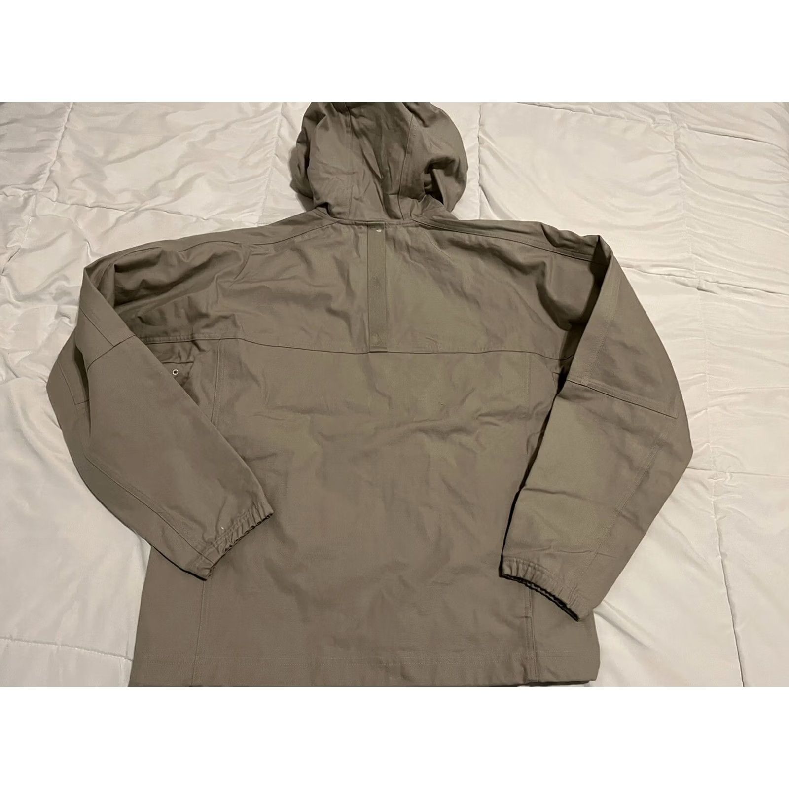 Nike VINTAGE Nike Sportswear Canvas Jacket Hoodie Full Zip Loose Fit DC8087-230 Mens Small Size US S / EU 44-46 / 1 - 5 Thumbnail