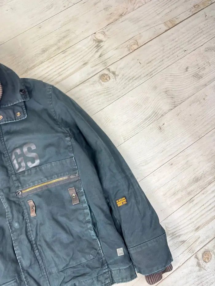 G-Star Vintage G Star Raw Stinger Jacket Distressed Y2K 90s Size US XL / EU 56 / 4 - 4 Thumbnail