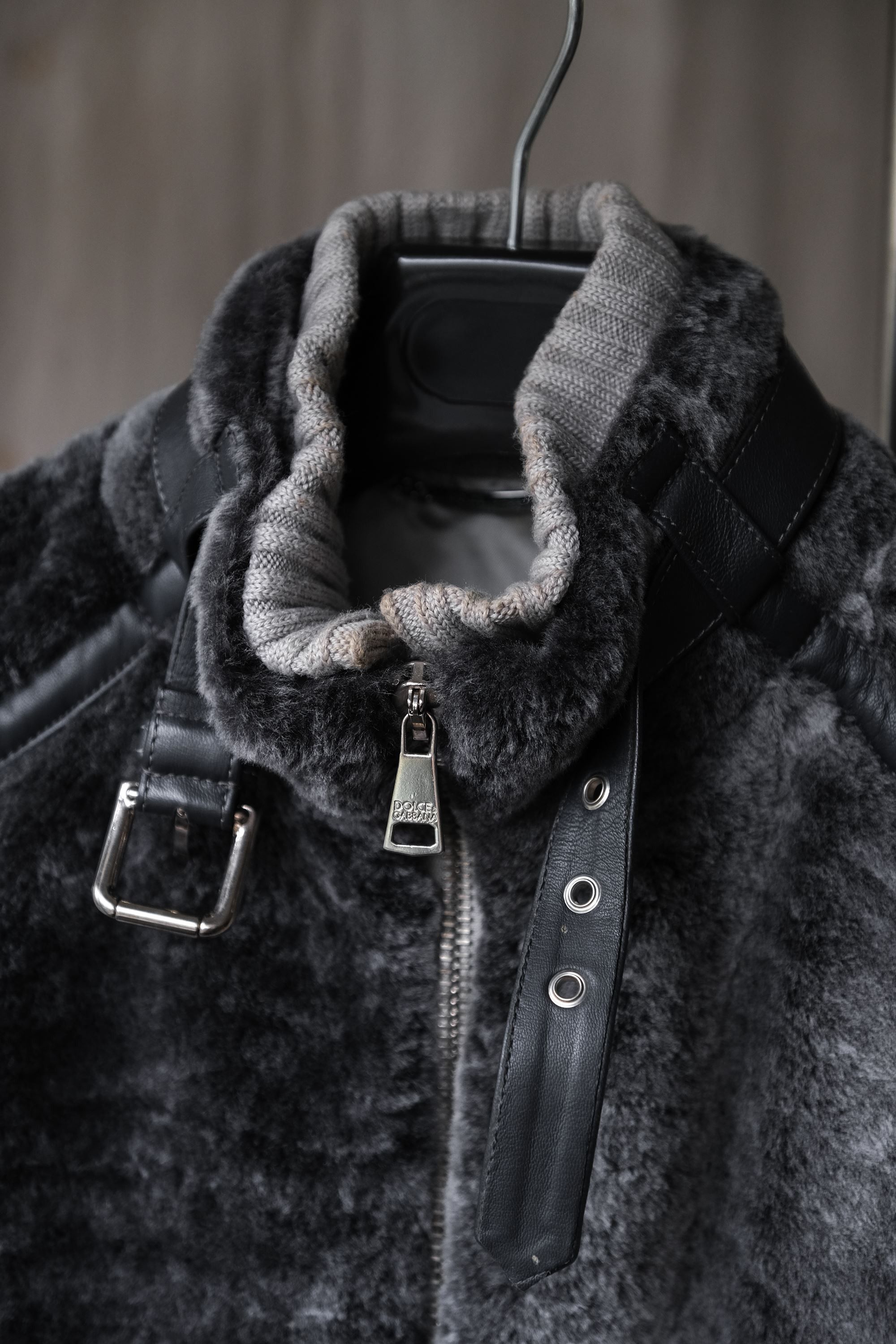 Dolce & Gabbana Dolce & Gabbana 07F/W Wool Fur Patch Nylon Jacket Size US S / EU 44-46 / 1 - 5 Thumbnail