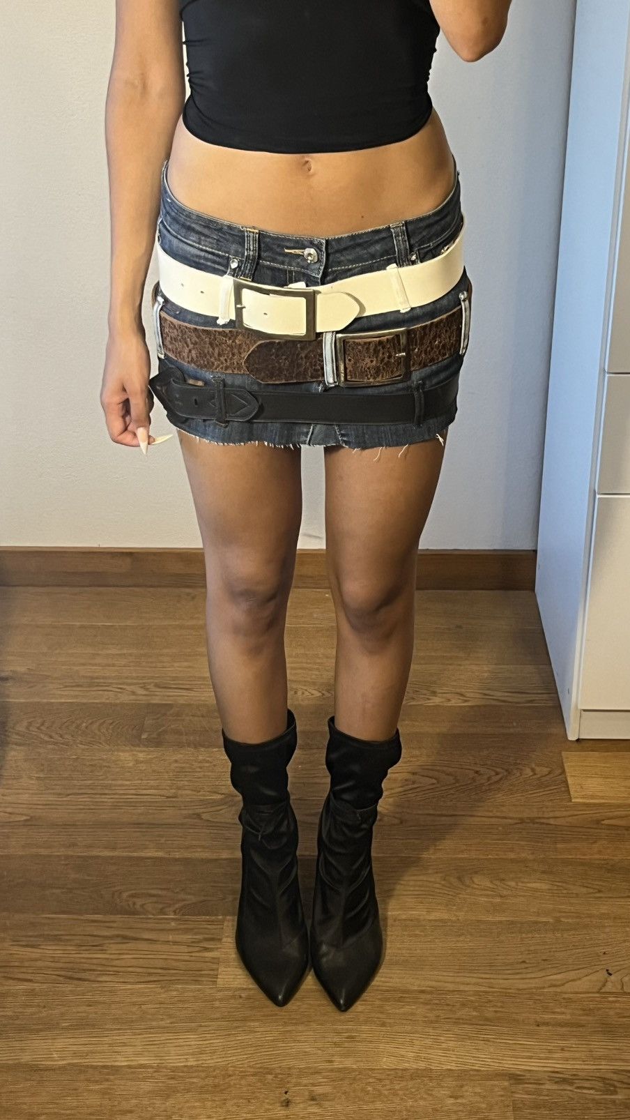 Miu Miu Custommade skirt | mini skirt | mini rock Size 24" / US 00 / IT 34 - 2 Thumbnail