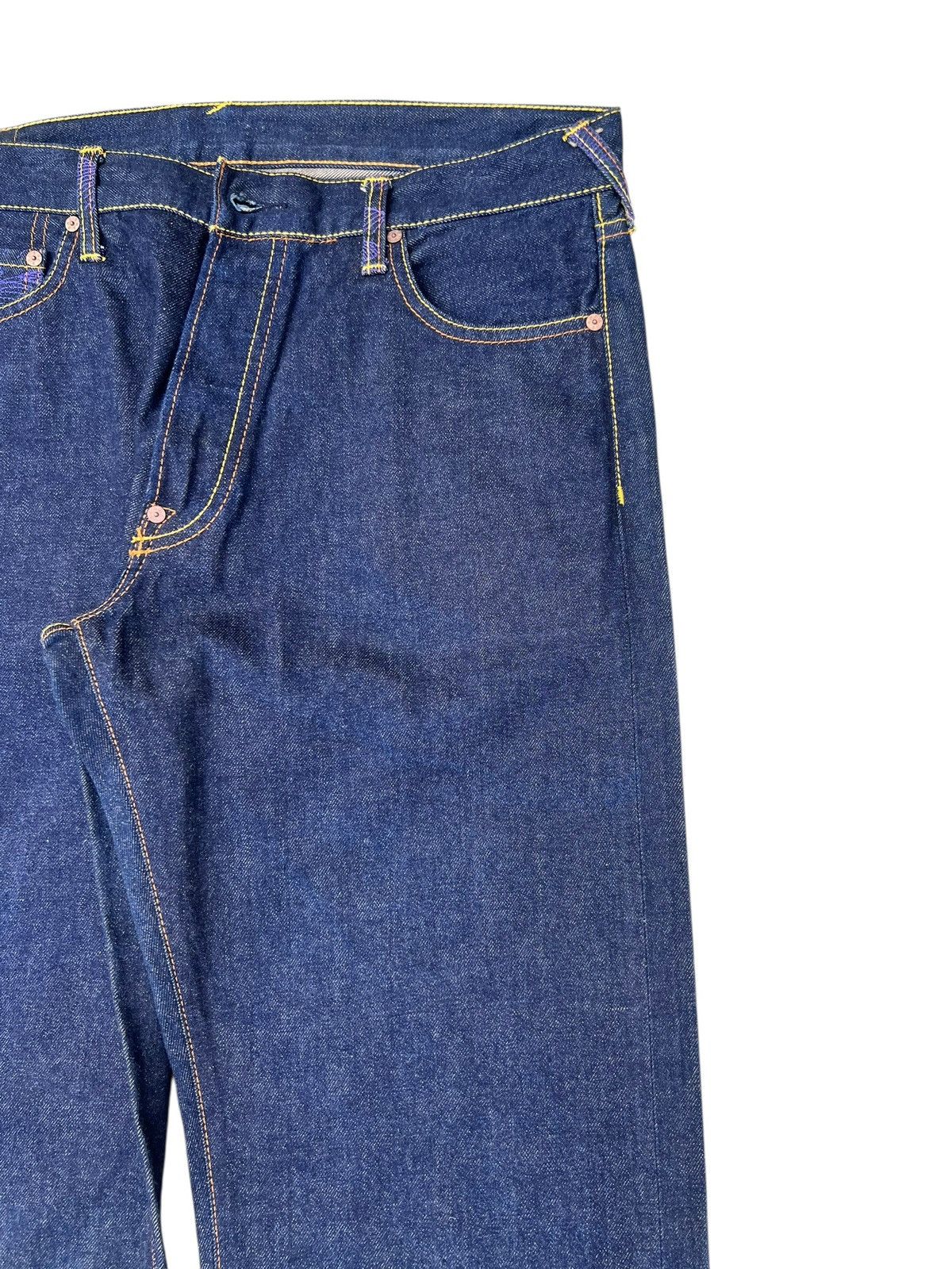 RMC Jeans RMC Martin Ksohoh Blue Denim Selvedge Jeans Loose Size US 36 / EU 52 - 12 Thumbnail