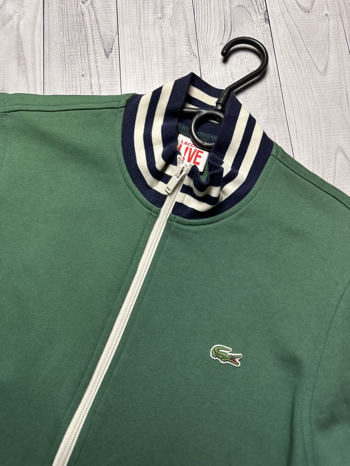Lacoste × Vintage Lacoste green jacket size M logo crocodile Size US M / EU 48-50 / 2 - 3 Thumbnail