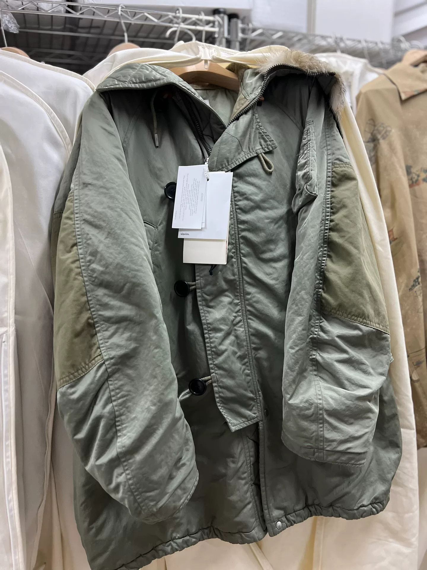 Visvim visvim wmv valdez coat in olive green Size US S / EU 44-46 / 1 - 1 Thumbnail