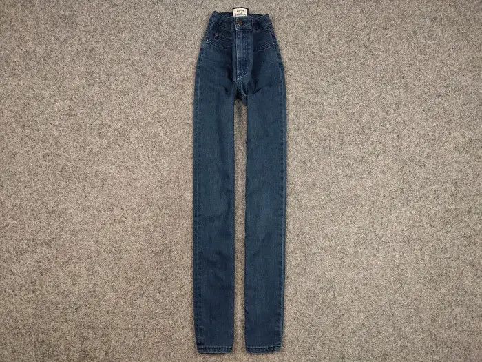 Acne Studios Acne Studios Skin 5 Emerald Premium blue Denim Jeans Size US 29 - 1 Thumbnail