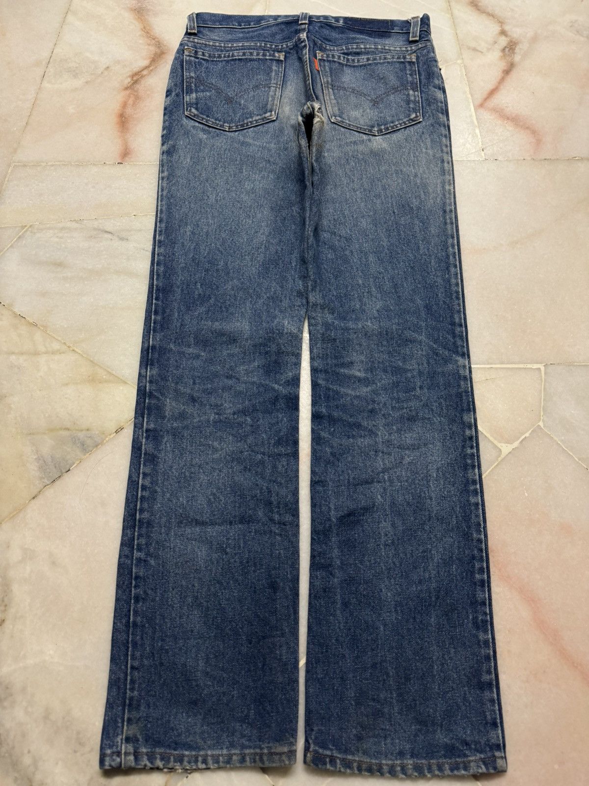 Levi's 💥INSANE💥VINTAGE Y2K LEVIS SAND WASHED DISTRESSED ORANGE TAB Size US 29 - 13 Thumbnail