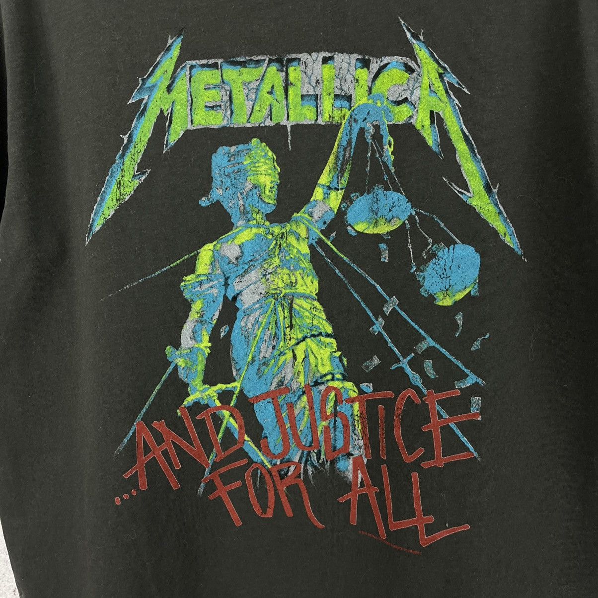 Band Tees Metallica 2015 And Justice For All T-Shirt Big Logo Size L Size US L / EU 52-54 / 3 - 3 Thumbnail