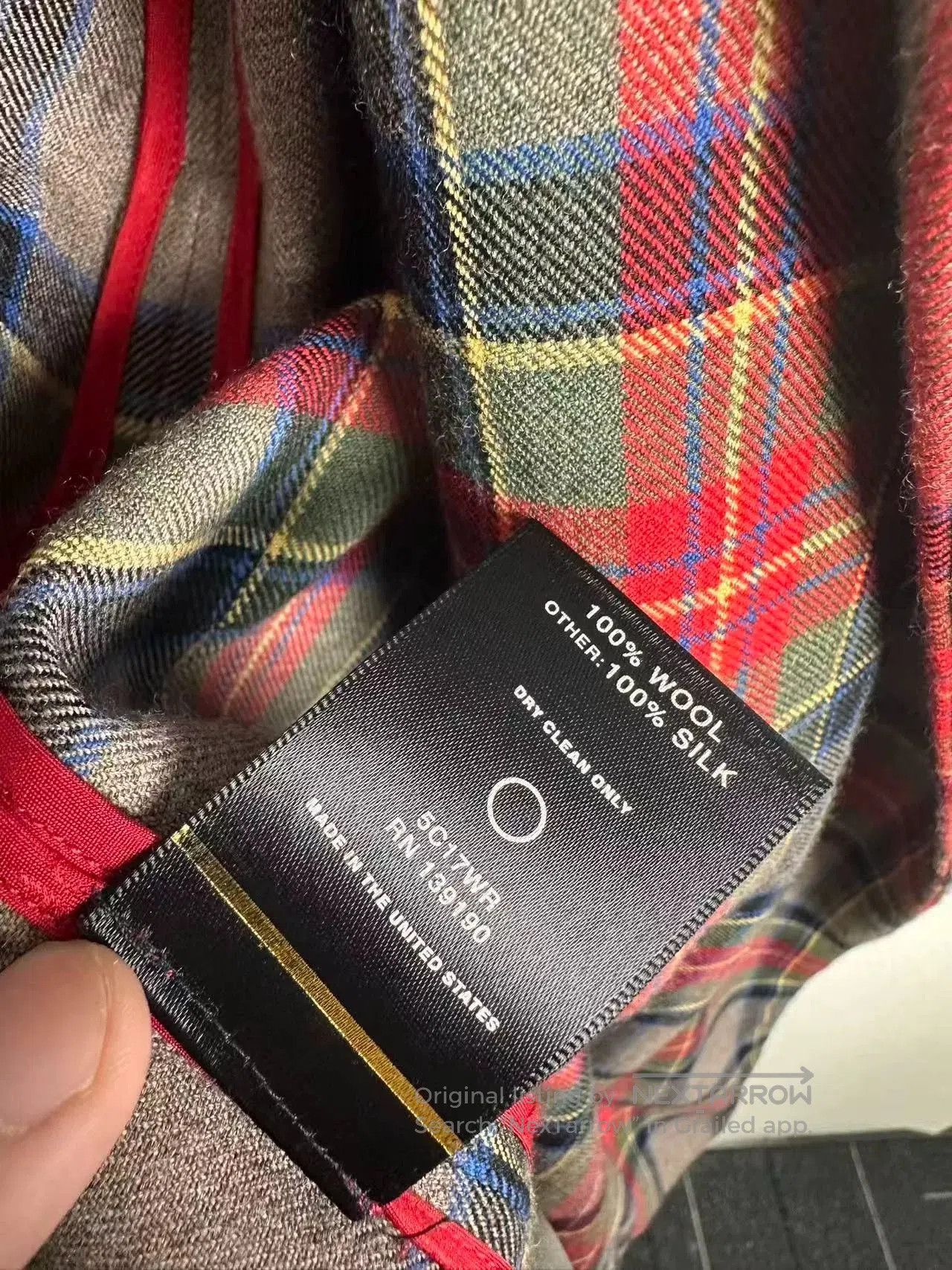 Fear of God Fear of God 5th Season Red Plaid Wool Robe. Size US L / EU 52-54 / 3 - 4 Thumbnail