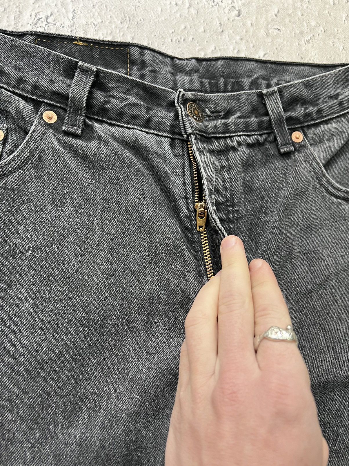 Levi's Vintage Clothing × Vintage Vintage WASHED 90s USA LEVIS BAGGY CARPENER PANTS SILVER TAB Size US 32 / EU 48 - 11 Thumbnail