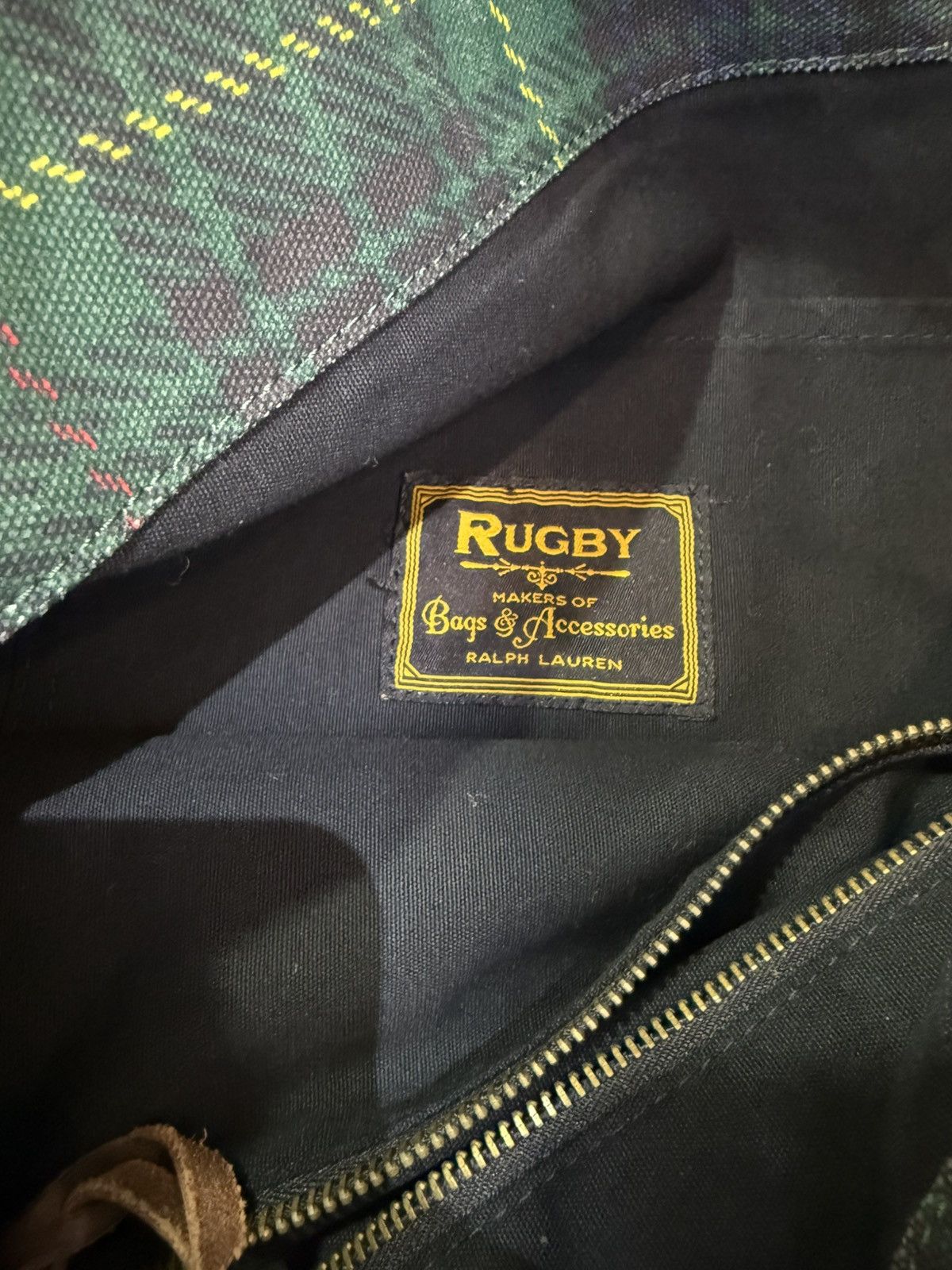 Rugby Ralph Lauren Rugby Ralph Lauren BlackWatch Skull Tote Bag Size ONE SIZE - 6 Thumbnail