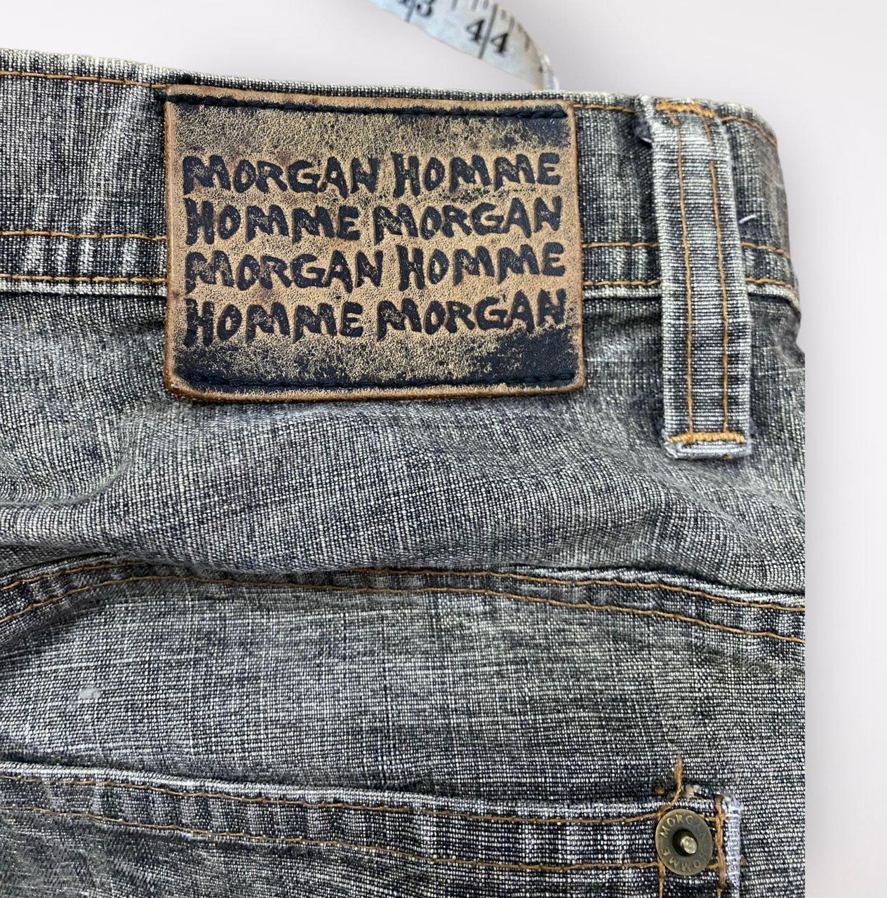 Morgan Homme 💥BEST OFFER💥MORGAN HOMME JAPANESE BRAND DISTRESSED DENIM Size US 30 / EU 46 - 11 Thumbnail