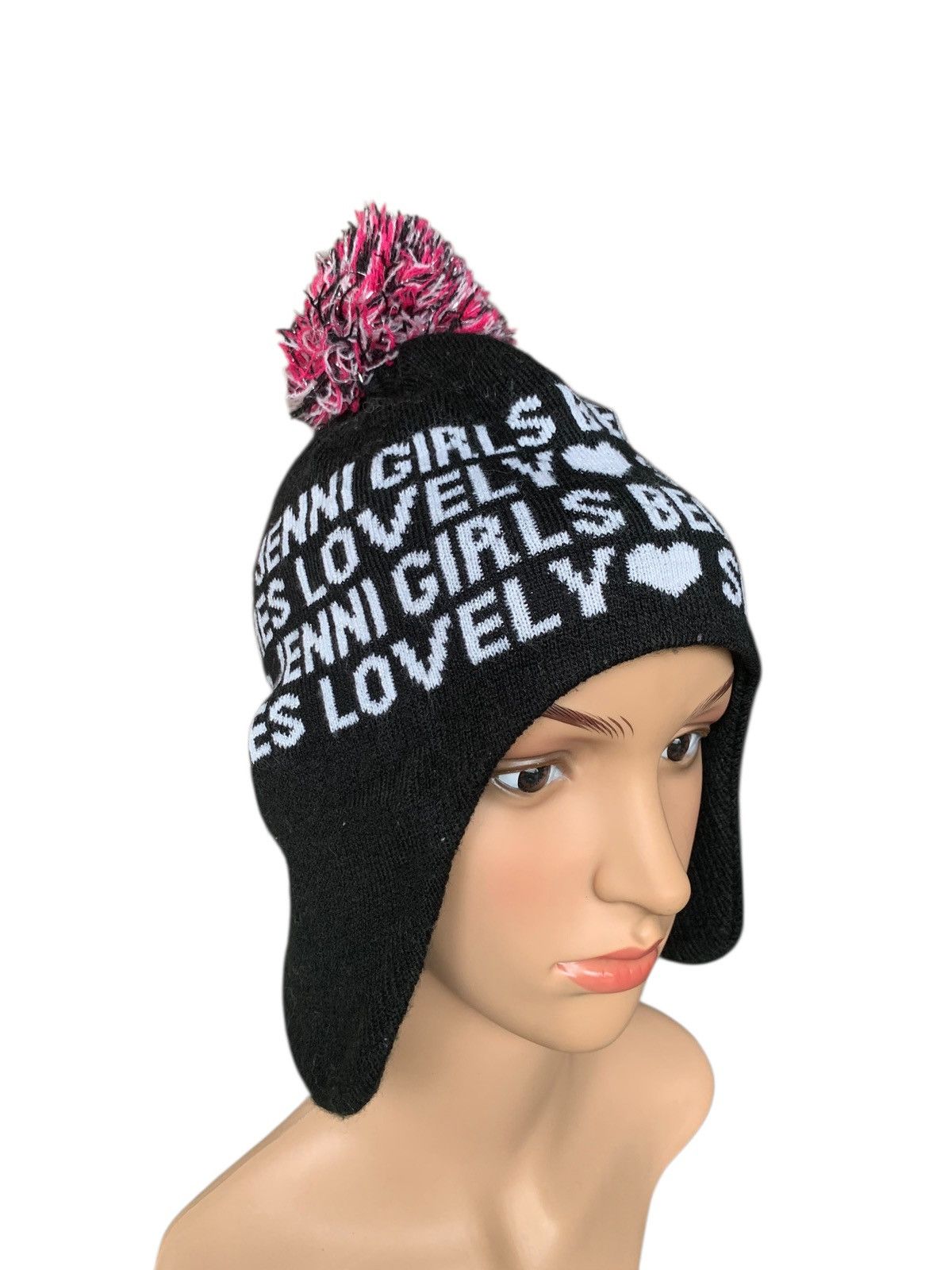 Designer × Japanese Brand × Kapital Jenni Sister Girl knitt Hat EarFlap Size ONE SIZE - 6 Thumbnail