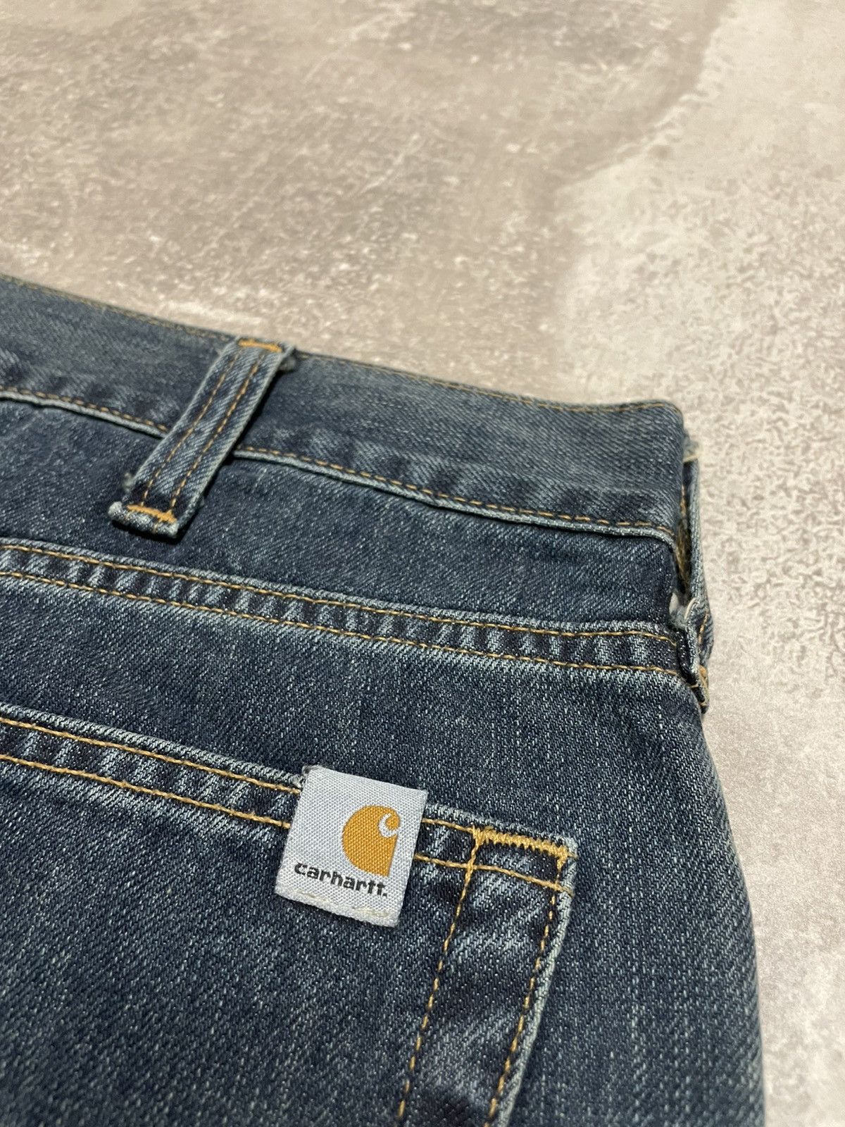 Carhartt × Denime × Vintage Vintage Carhartt Relaxed Straight Denim Jeans 36/34 Size US 36 / EU 52 - 8 Thumbnail