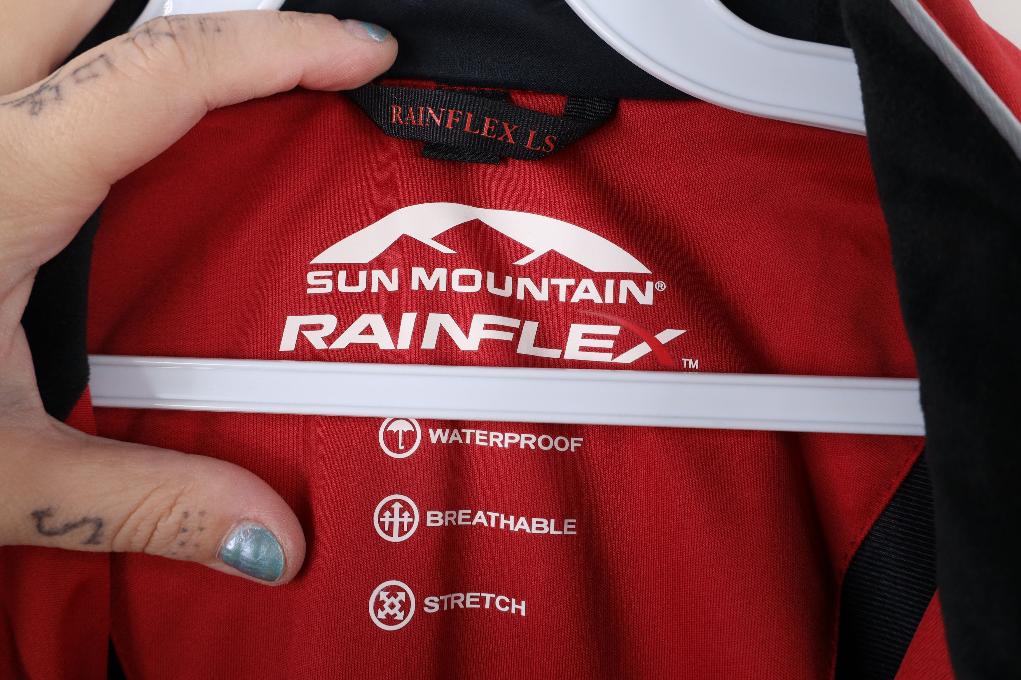 Vintage Sun Mountain Rainflex Half Zip Pullover Golf Jacket Red Size US XL / EU 56 / 4 - 7 Thumbnail