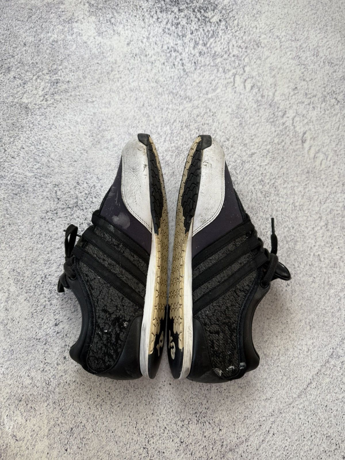 Yohji Yamamoto Yohji Yamamoto Y3 Adidas Distressed boxing trainers size 40 Size US 8 / EU 41 - 17 Thumbnail