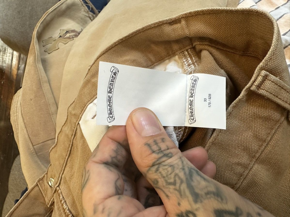 Chrome Hearts CHROME HEARTS CARPENTER CROSS & SEX PATCH JEANS 32 33 34 Size US 32 / EU 48 - 13 Thumbnail