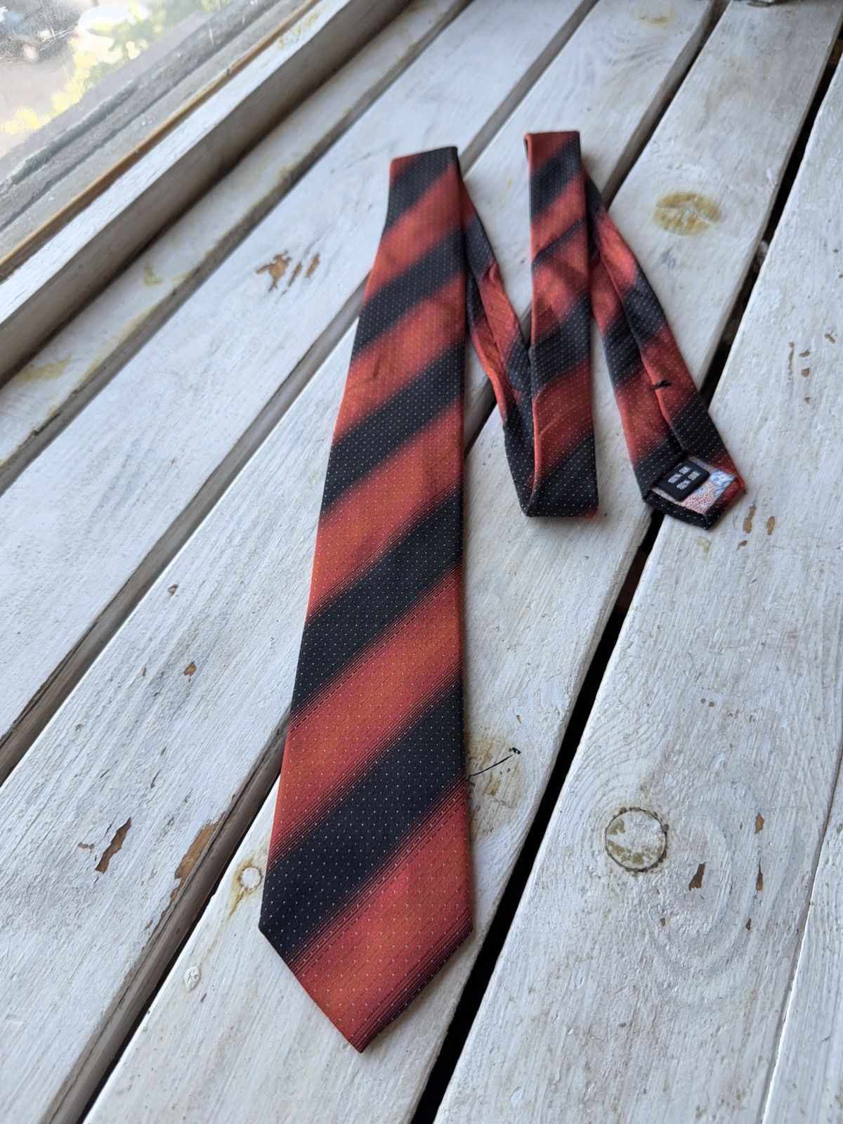 Mercedes-Benz Maybach Designer Tie – Luxury Striped Menswear Accessory Size ONE SIZE - 2 Thumbnail