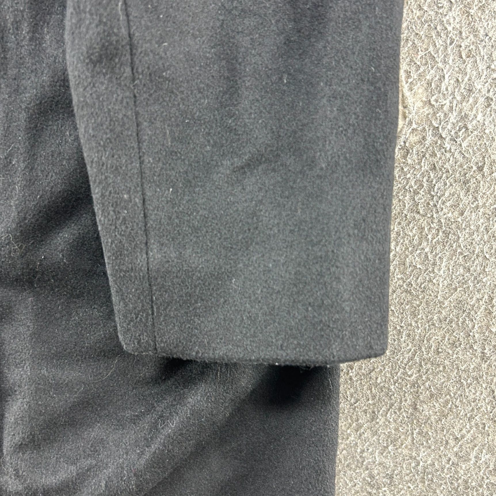 Jones New York VINTAGE Jones New York Coat Women XL Black Wool Long Trench Double Breasted 90s Overcoat Size XL / US 12-14 / IT 48-50 - 5 Thumbnail