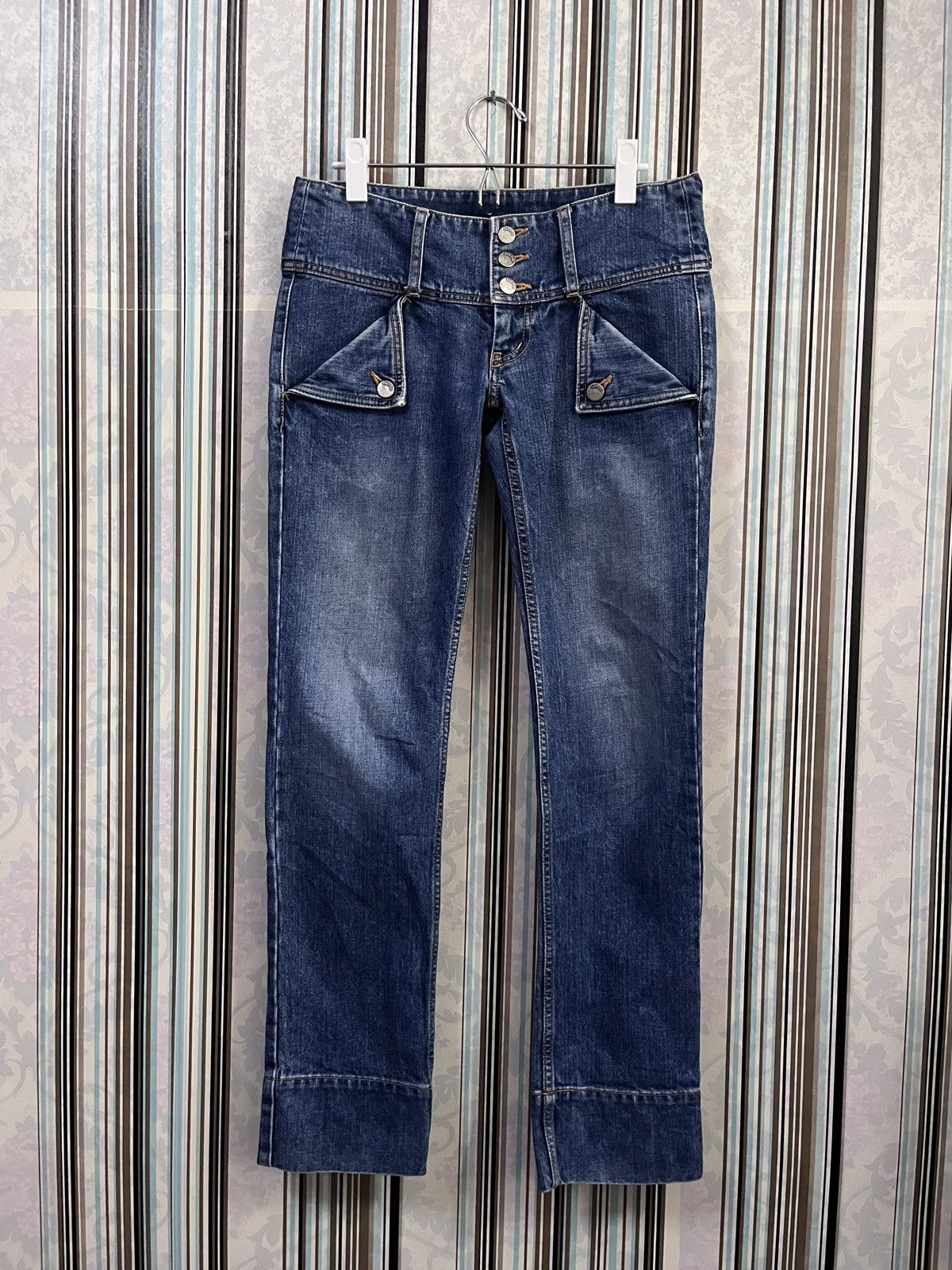 Ne-Net 00s ISSEY MIYAKE flap pockets #F3 Size 28" / US 6 / IT 42 - 2 Thumbnail