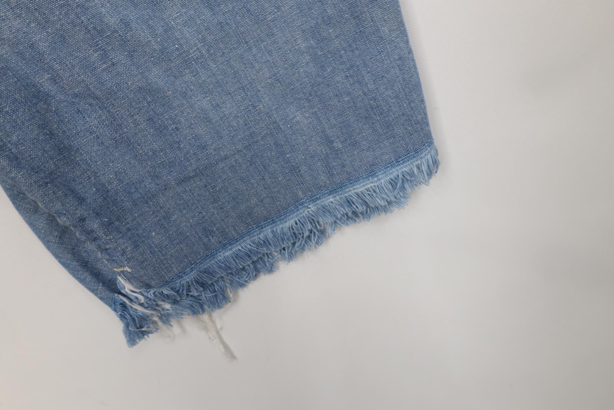 Wrangler Vintage 70s Wrangler Above Knee Chambray Denim Shorts USA Size US 30 / EU 46 - 6 Thumbnail