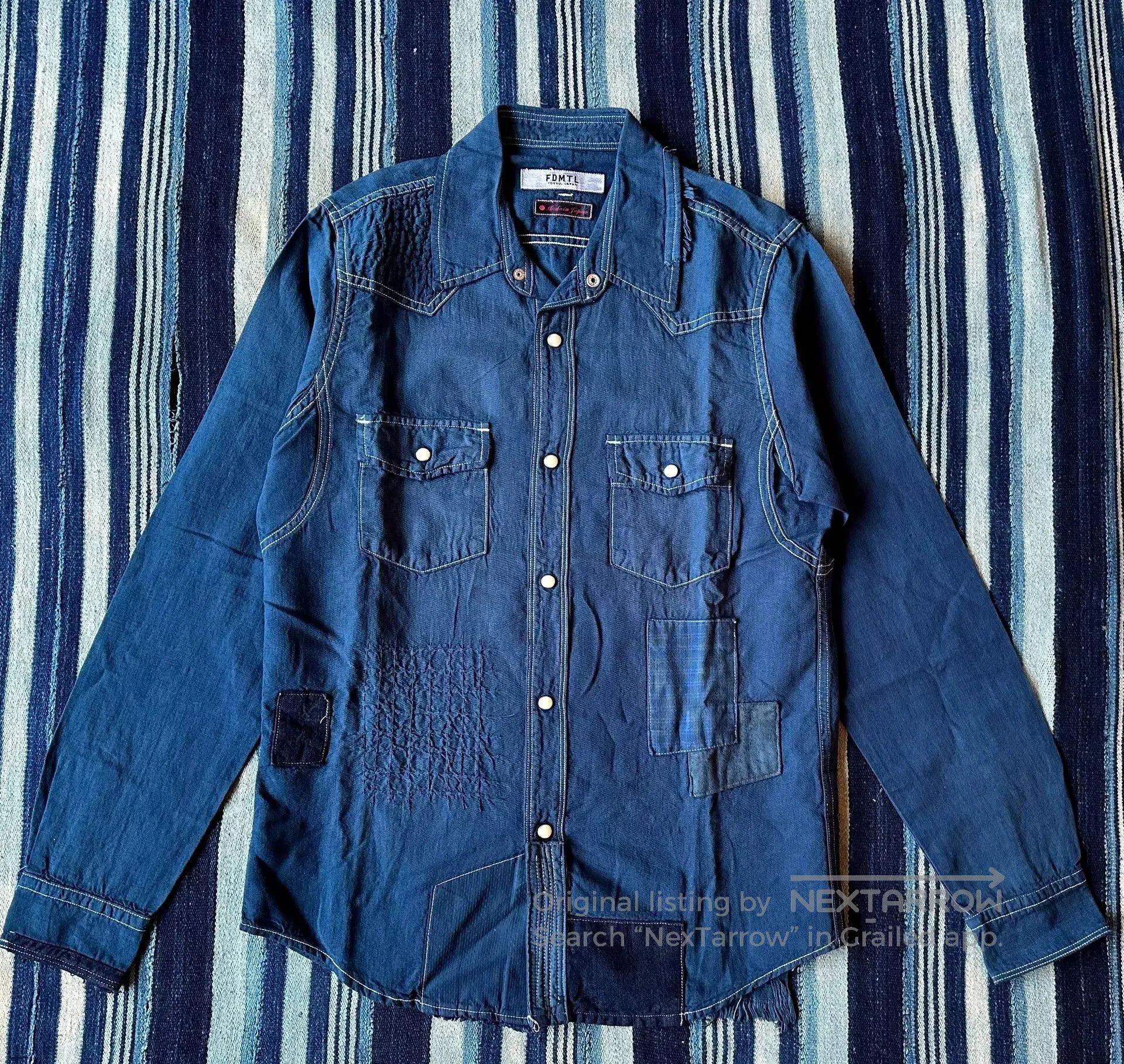 FDMTL fdmtl patchwork denim shirt in new condition. Size US S / EU 44-46 / 1 - 1 Thumbnail