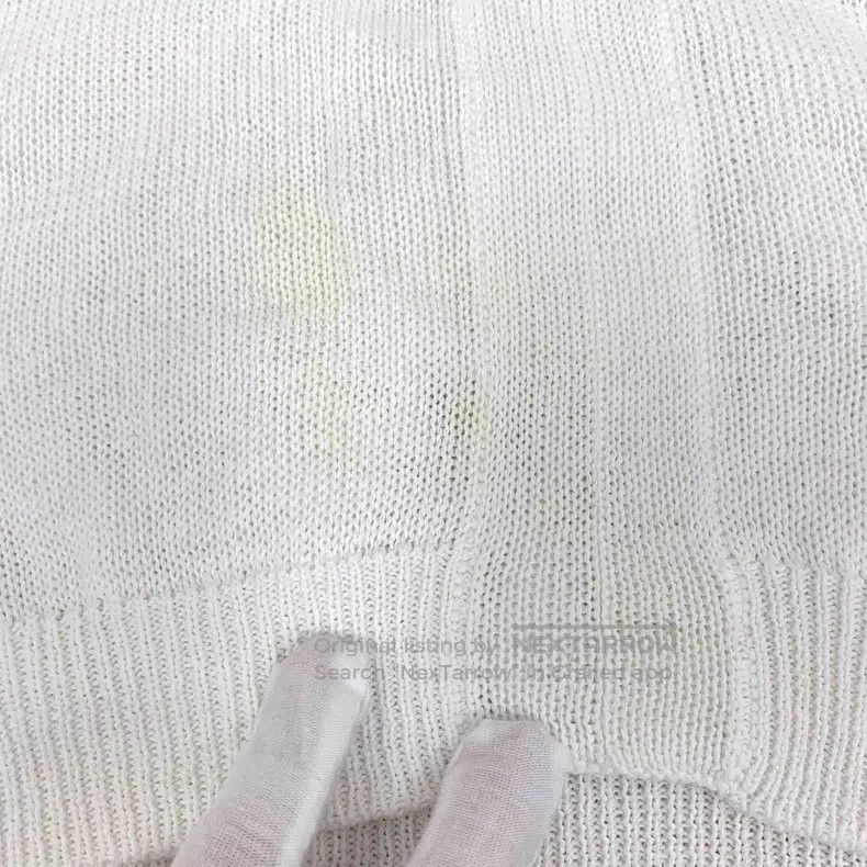 Brunello Cucinelli Brunello Cucinelli White sequin design cotton V-neck short Size S / US 4 / IT 40 - 8 Thumbnail