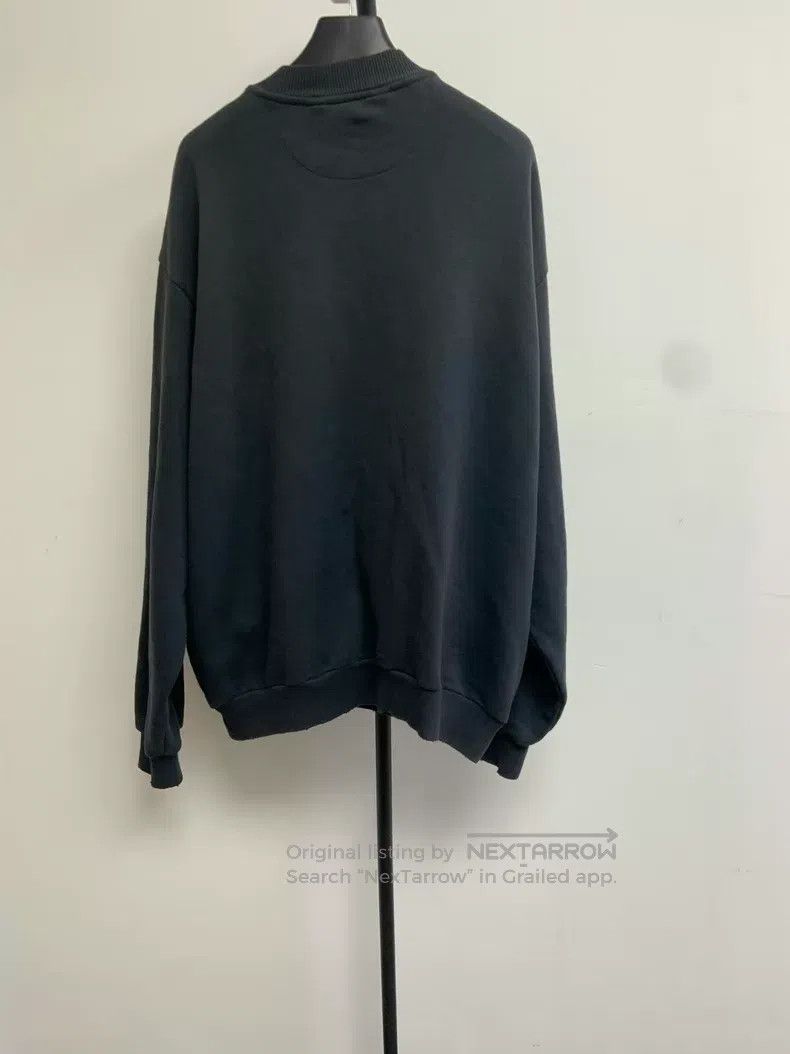Other Acne Studios Distressed Loose Fit Casual Bomber Jacket Bla Size US L / EU 52-54 / 3 - 2 Thumbnail