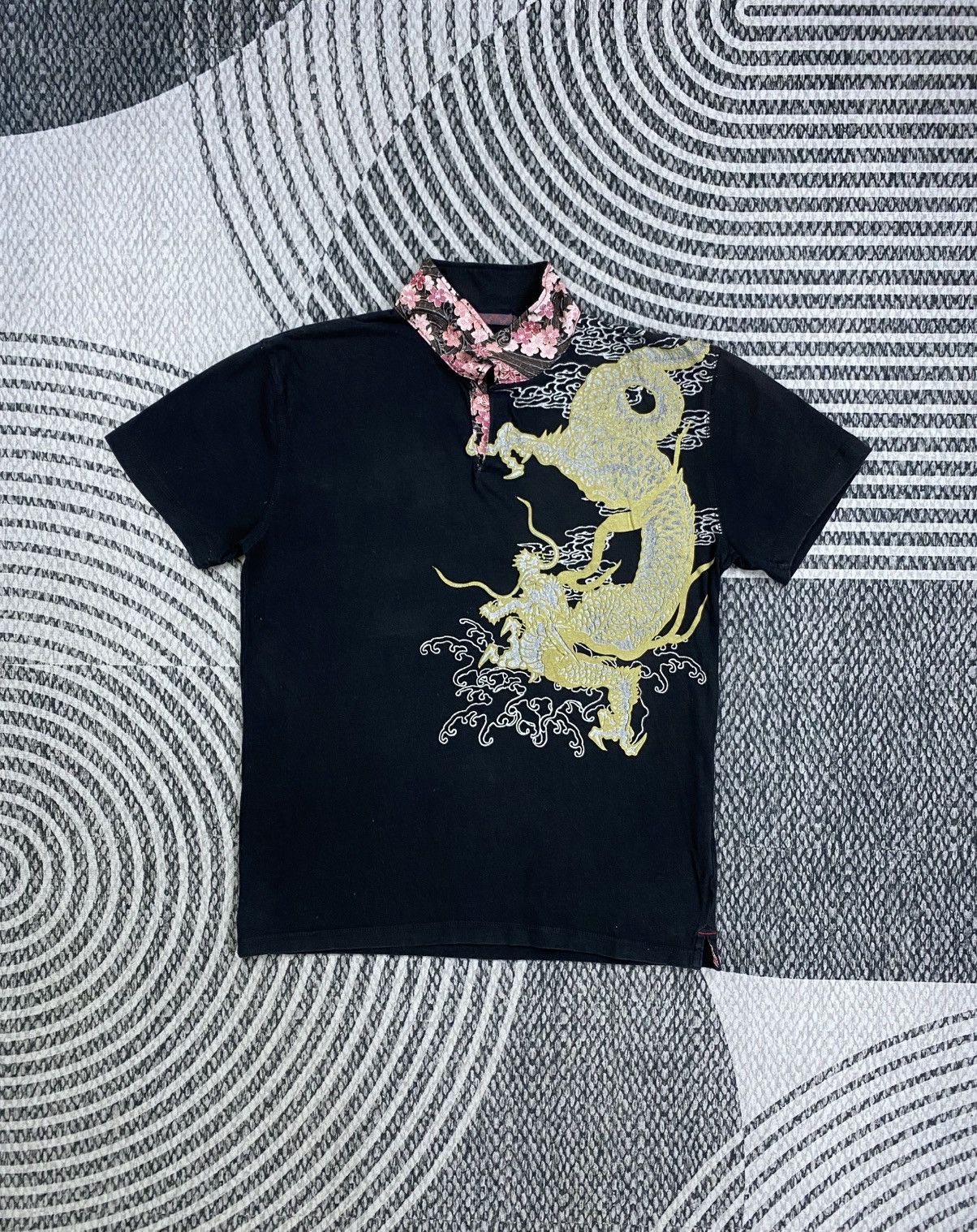 Dragonfly 🔥Vintage Dragonfly Japanese Brand Big Embroidery Polos Shirt Size US M / EU 48-50 / 2 - 2 Thumbnail