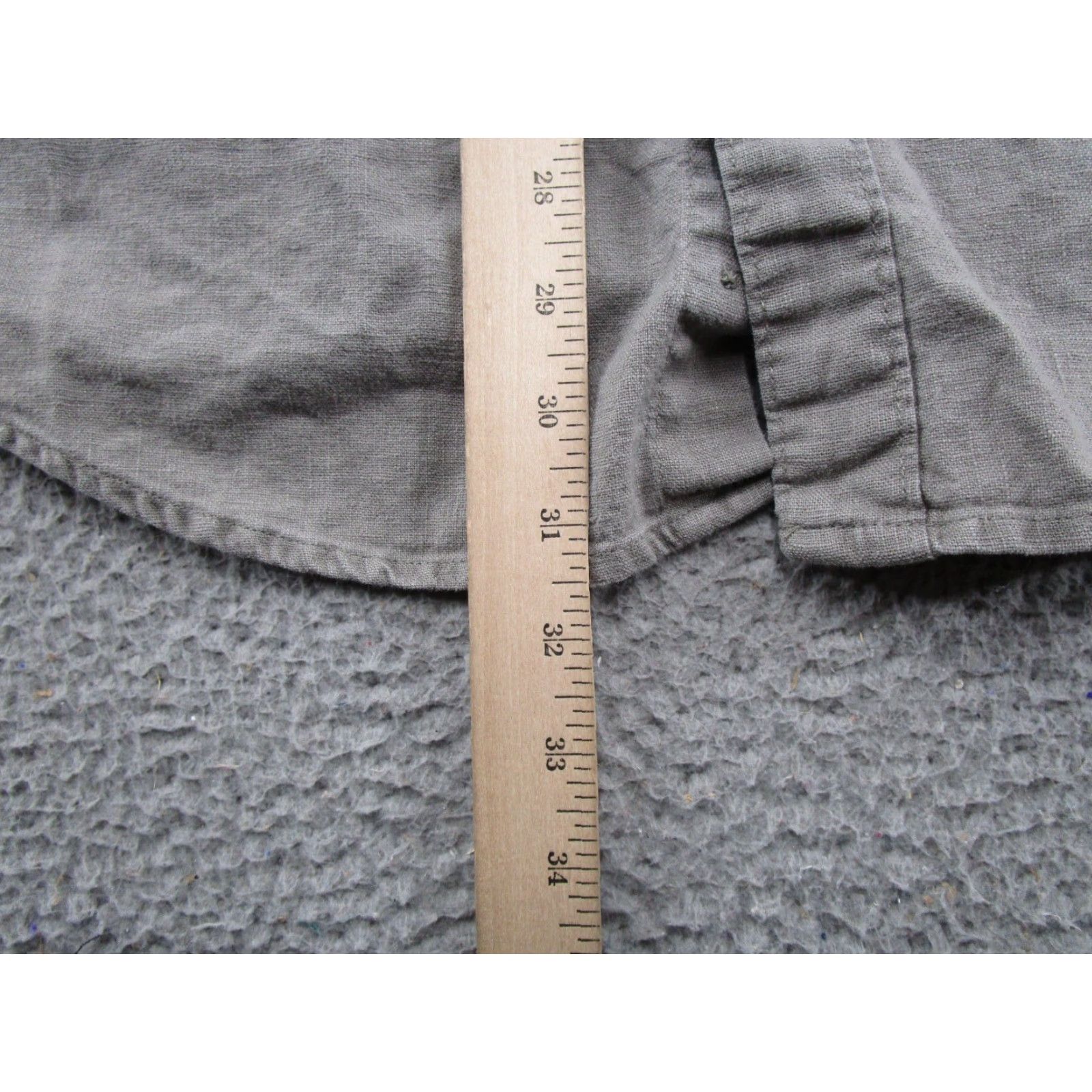 Gap VINTAGE Gap Button-Up Shirt Men 2XL Cotton Linen Short Sleeve Gray Retro Utility Pocket Shirt Mens Size 2XL Size US XXL / EU 58 / 5 - 6 Thumbnail
